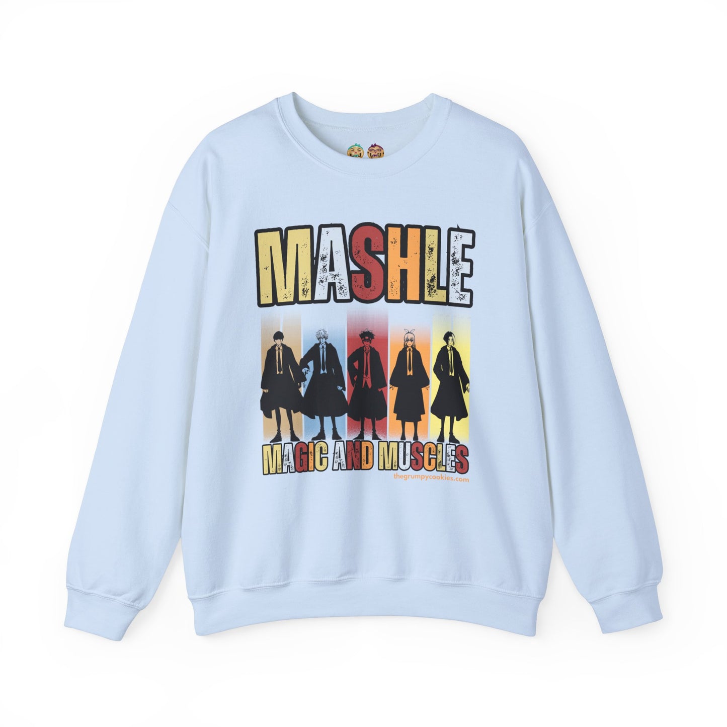 Mashle - Team No Magic Unisex Heavy Blend™ Crewneck Sweatshirt