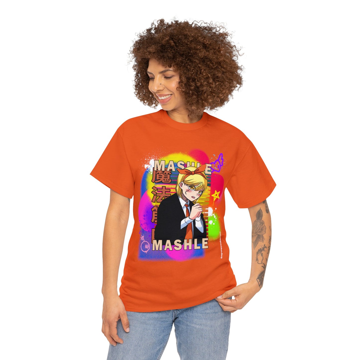Mashle - Lemon Irvine Graffiti Unisex Heavy Cotton Tee
