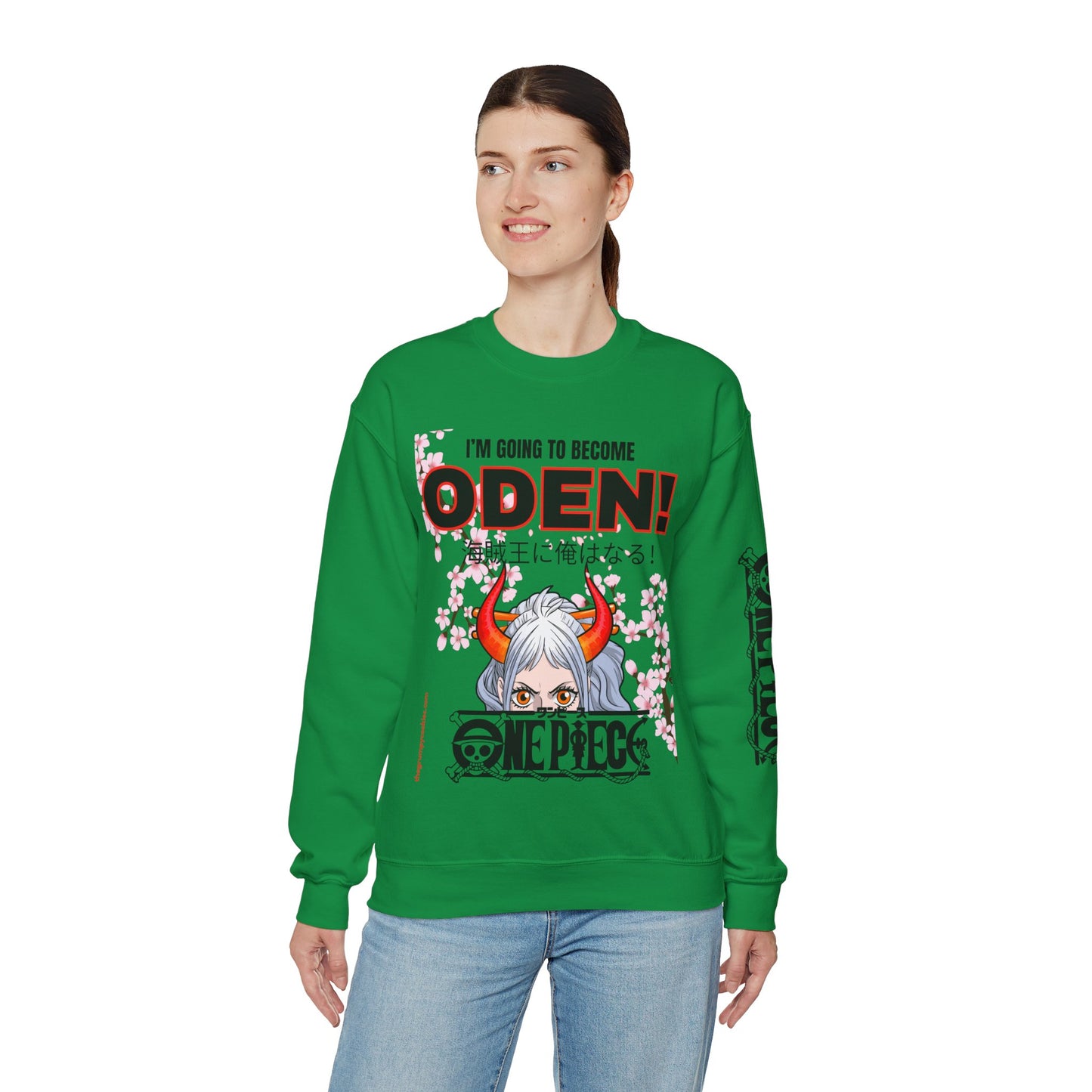 One Piece - I Will Be Oden Unisex Heavy Blend™ Crewneck Sweatshirt