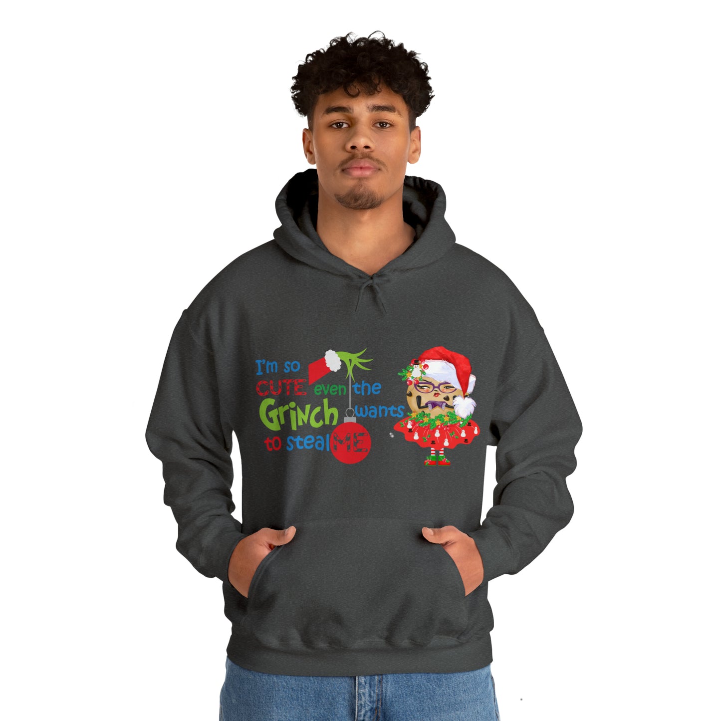 The Grumpy Cookies - Even the Grinch Loves TGC Unisex Heavy Blend™ Hooded Sweatshirt