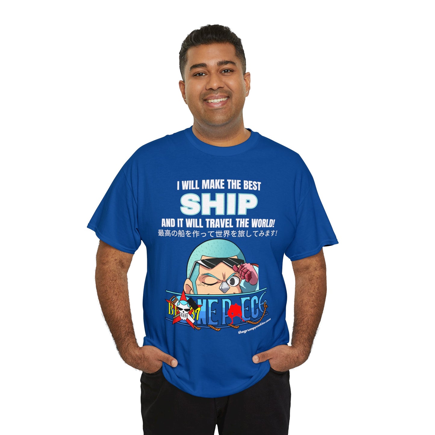 One Piece - World's Greatest Shipwright Unisex Heavy Cotton Tee