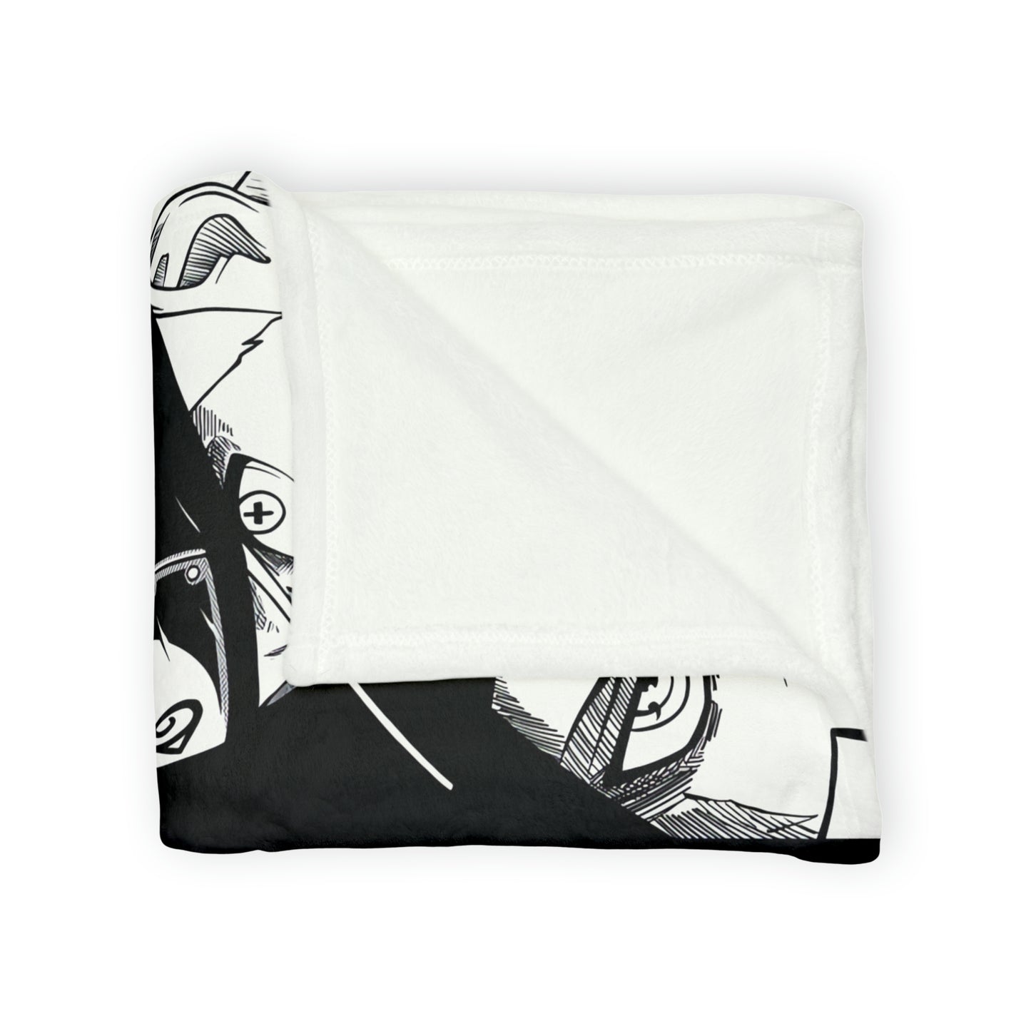 Naruto and Sasuke Polyester Blanket