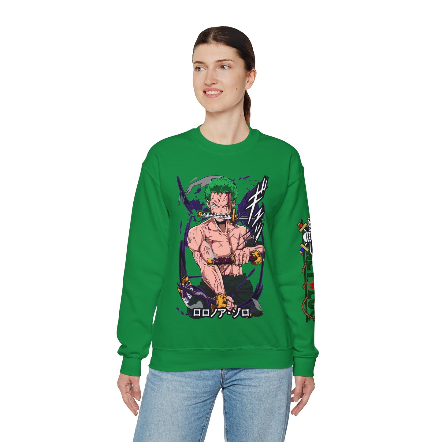 One Piece - Zoro Unisex Heavy Blend™ Crewneck Sweatshirt