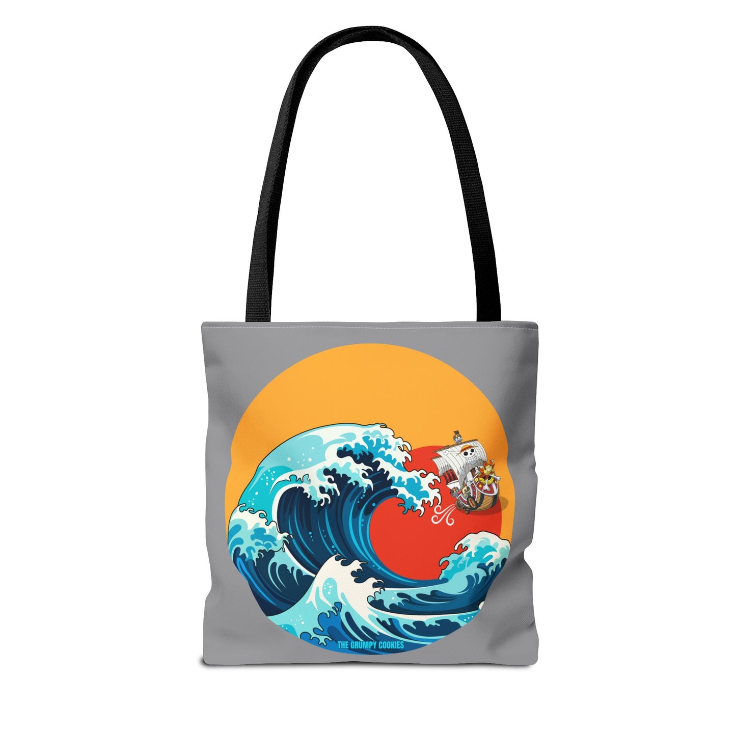 One Piece - Riding the Wave Grey Tote Bag