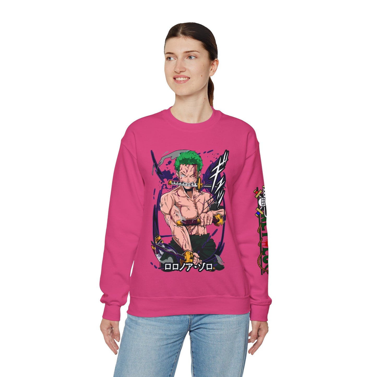 One Piece - Zoro Unisex Heavy Blend™ Crewneck Sweatshirt
