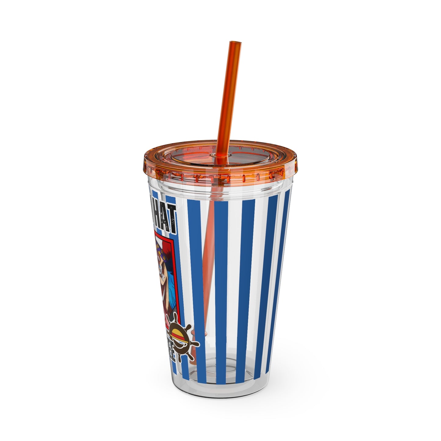 Straw Hat Coffee - Captain Buggy Sunsplash Tumbler with Straw, 16oz