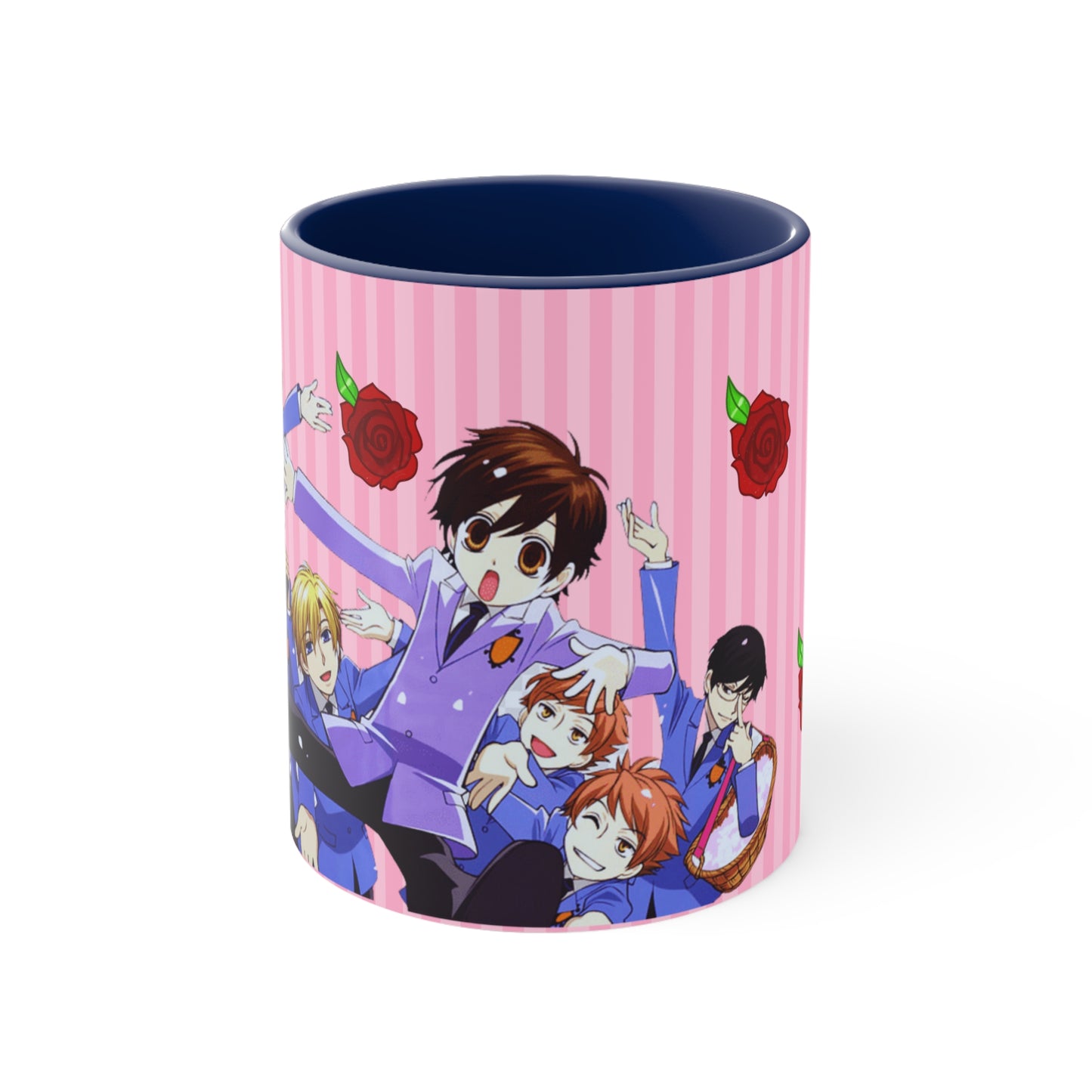 Ouran High School Host Club - Kiss Kiss Fall in Love Accent Coffee Mug, 11oz