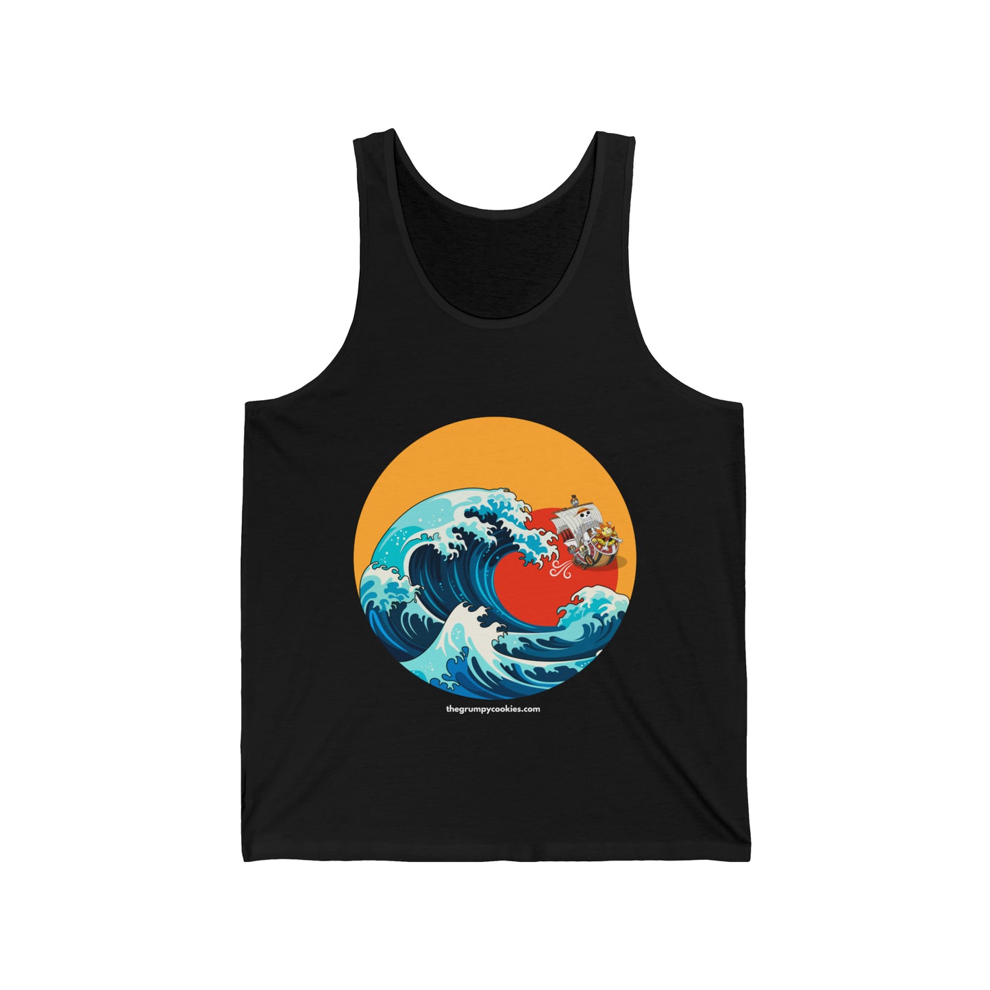 One Piece - Riding the Wave Jersey Tank