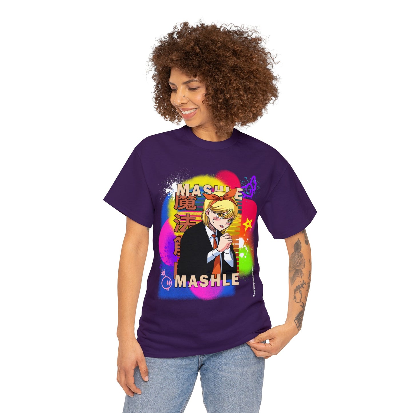 Mashle - Lemon Irvine Graffiti Unisex Heavy Cotton Tee