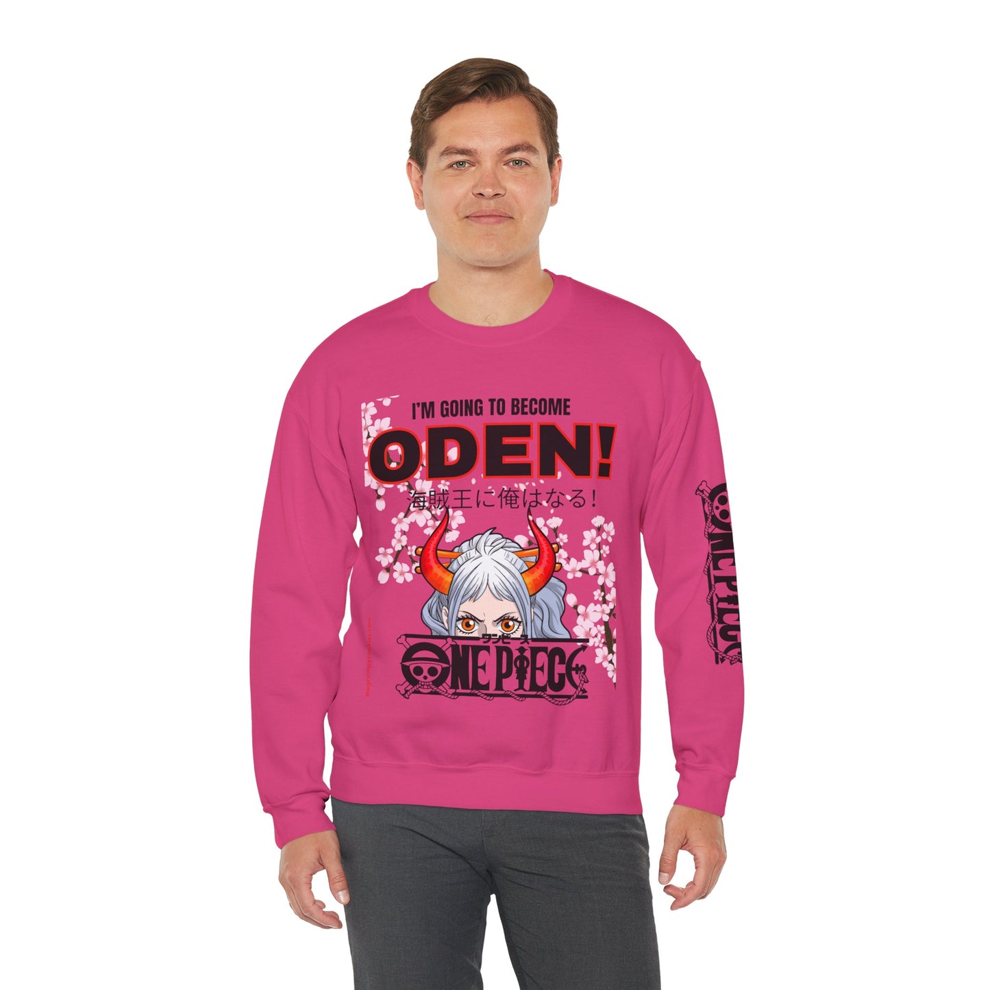 One Piece - I Will Be Oden Unisex Heavy Blend™ Crewneck Sweatshirt
