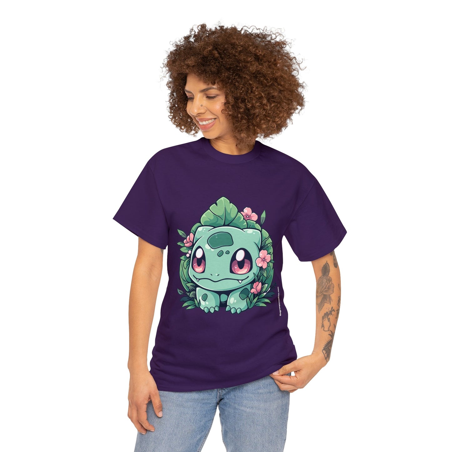 Pokemon - Flowering Bulba Unisex Heavy Cotton Tee