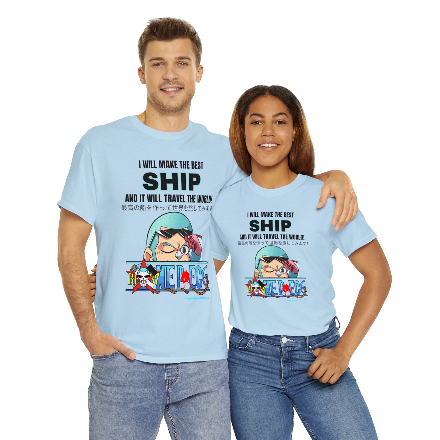 One Piece - World's Greatest Shipwright Unisex Heavy Cotton Tee