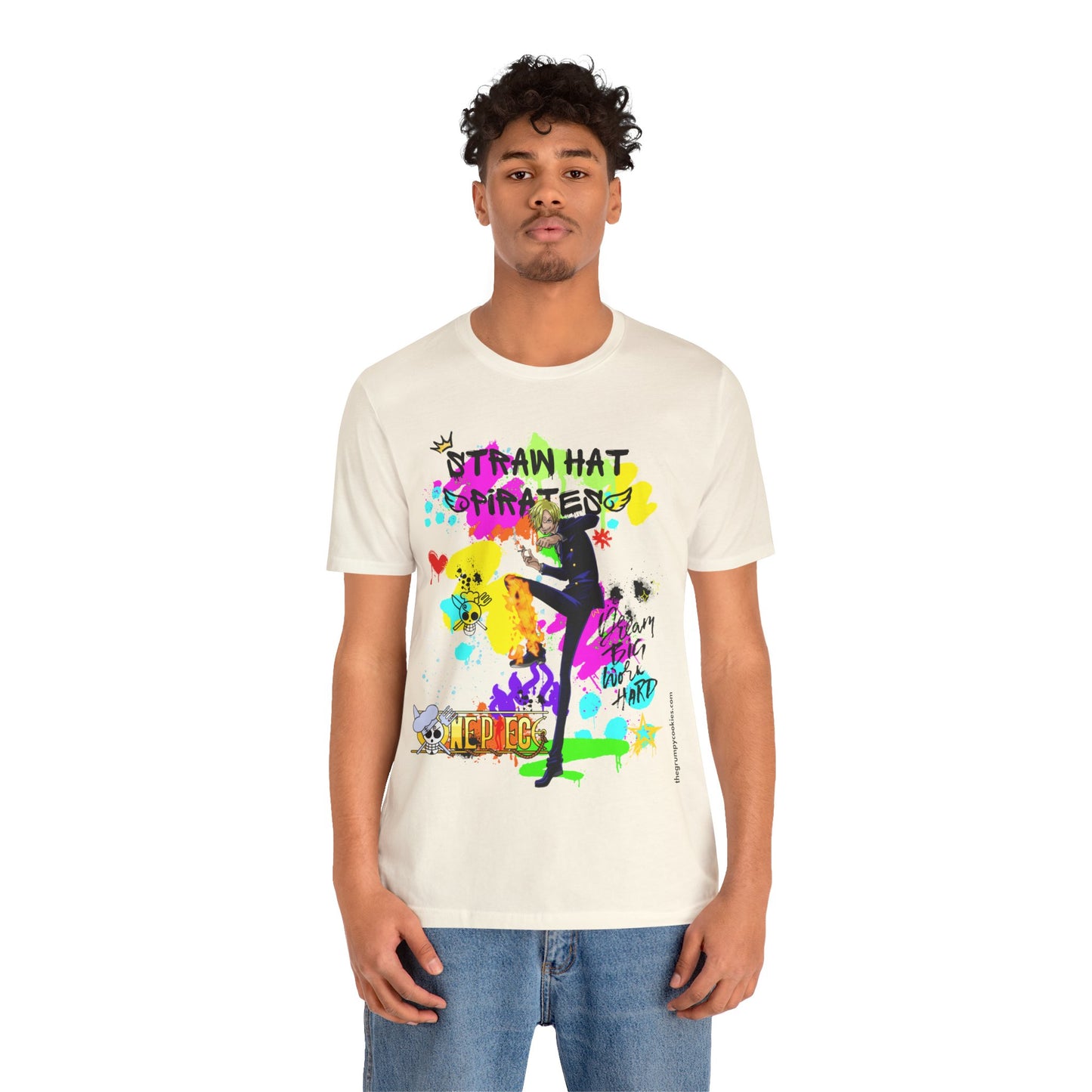 One Piece - Graffiti Sanji Unisex Jersey Short Sleeve Tee