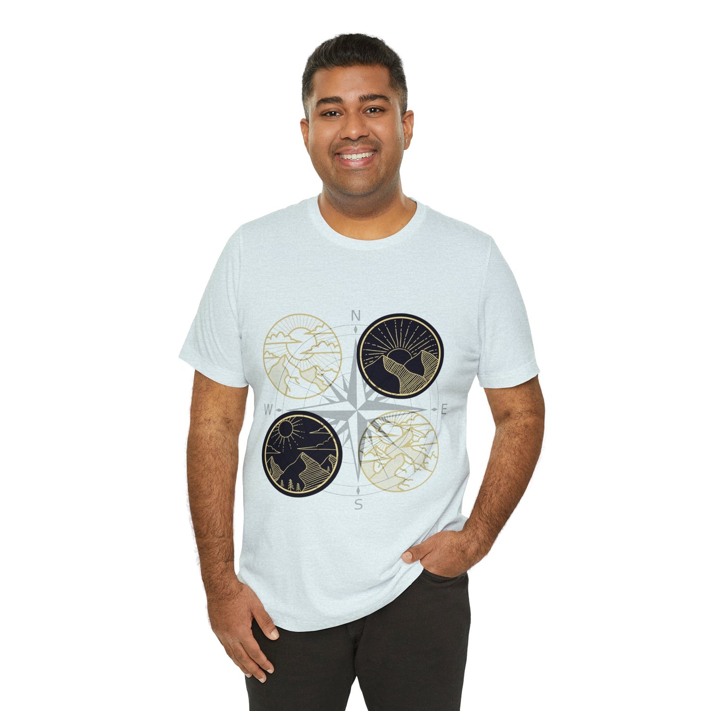 The Grumpy Cookies - Compass Short Sleeve Tee