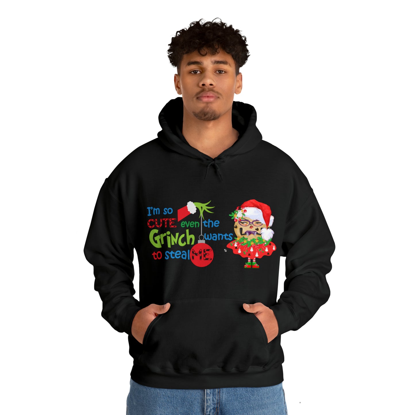 The Grumpy Cookies - Even the Grinch Loves TGC Unisex Heavy Blend™ Hooded Sweatshirt
