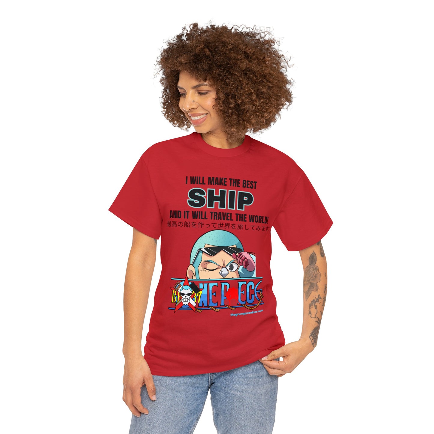 One Piece - World's Greatest Shipwright Unisex Heavy Cotton Tee