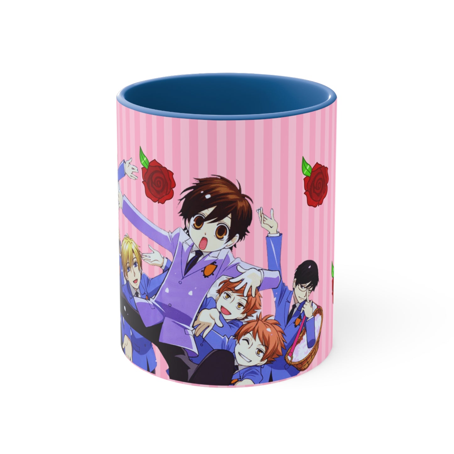 Ouran High School Host Club - Kiss Kiss Fall in Love Accent Coffee Mug, 11oz