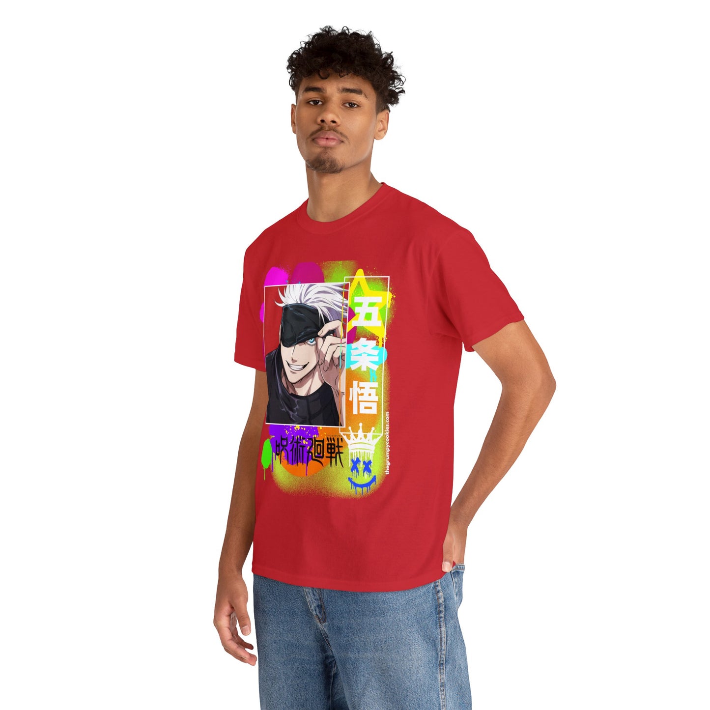 Jujutsu Kaisen - Peekaboo Gojo Unisex Heavy Cotton Tee