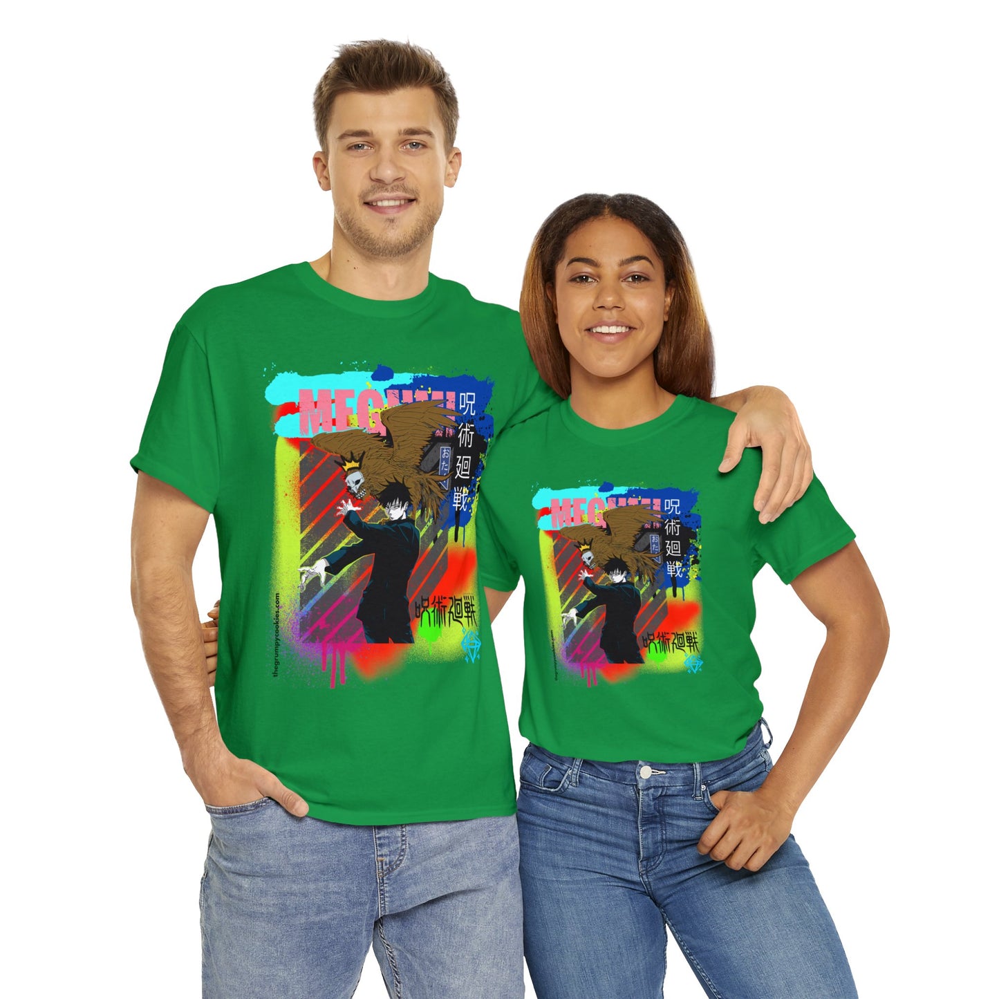 Jujutsu Kaisen - Megumi & Nue Unisex Heavy Cotton Tee