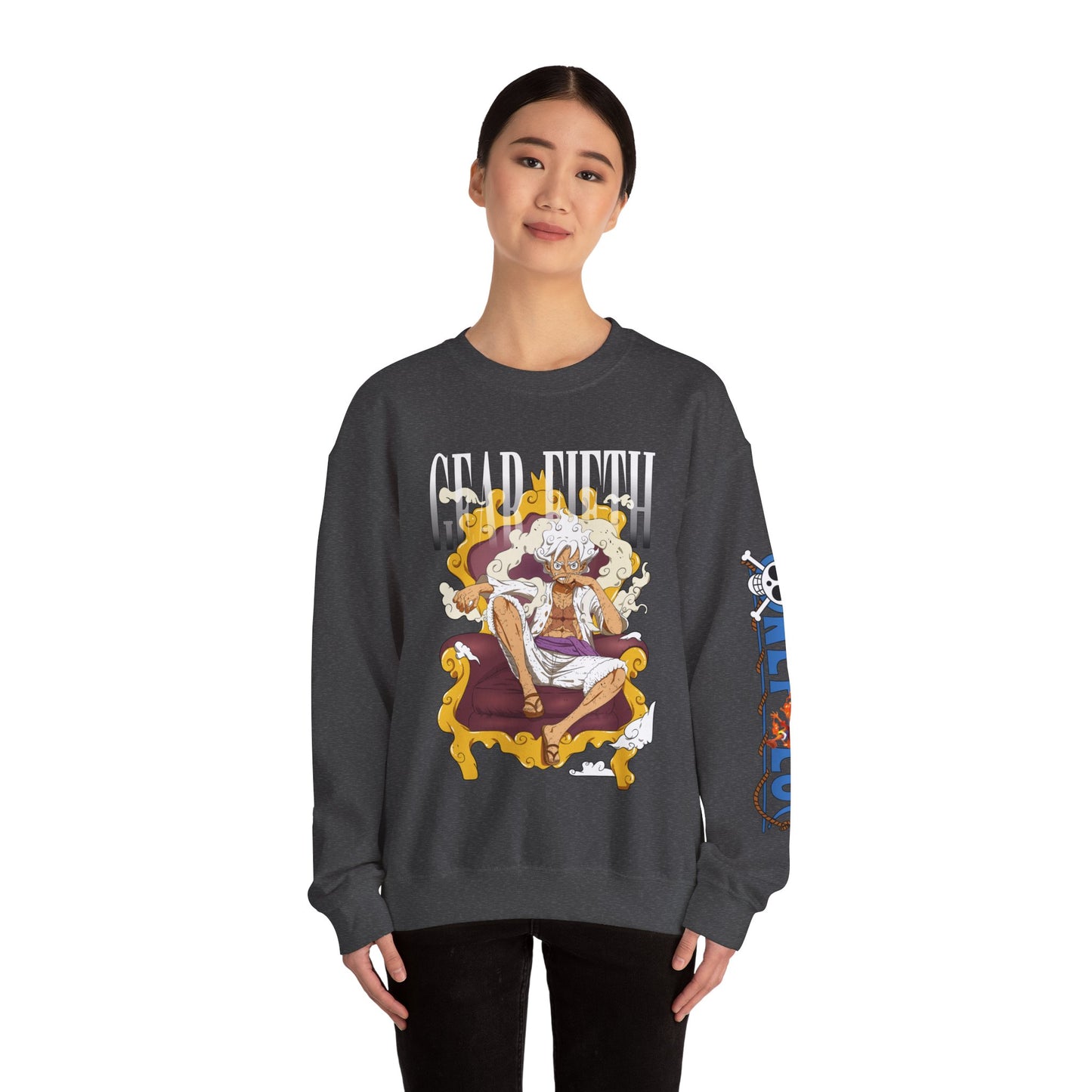 One Piece - Gear Fifth Unisex Heavy Blend™ Crewneck Sweatshirt