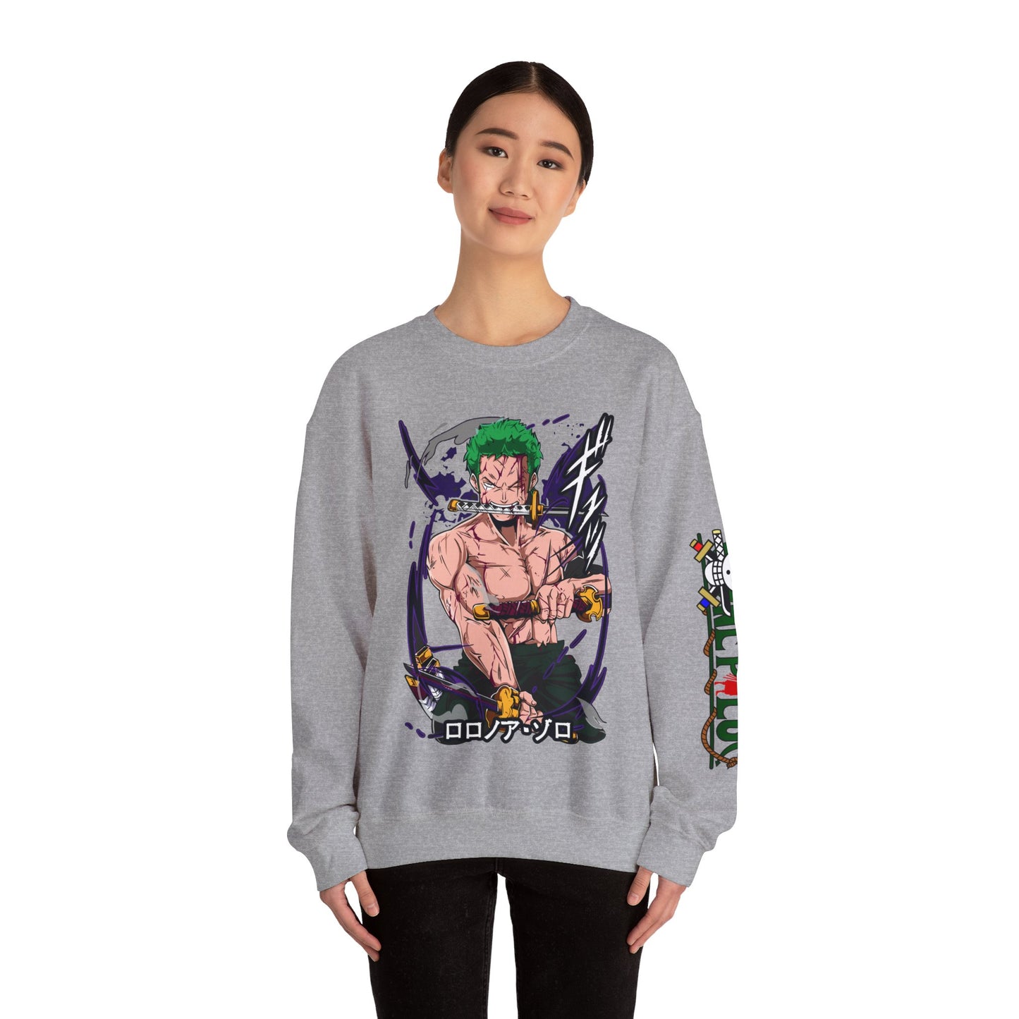 One Piece - Zoro Unisex Heavy Blend™ Crewneck Sweatshirt