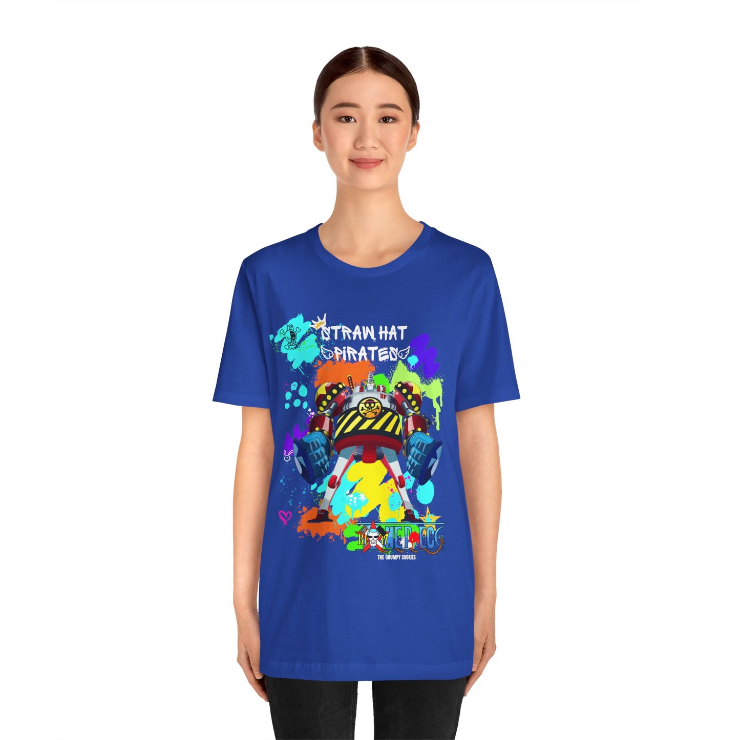One Piece - Graffiti General Franky Unisex Jersey Short Sleeve Tee