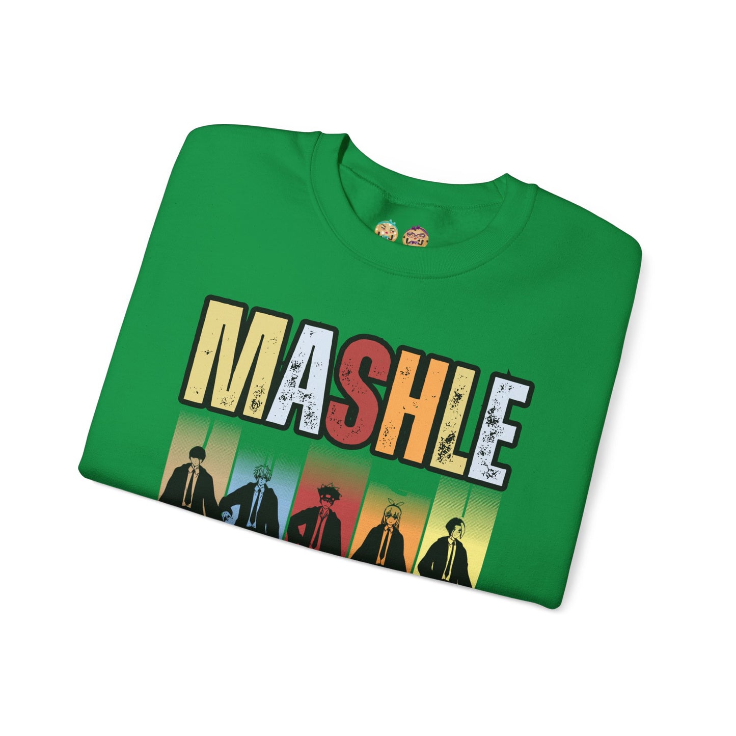 Mashle - Team No Magic Unisex Heavy Blend™ Crewneck Sweatshirt