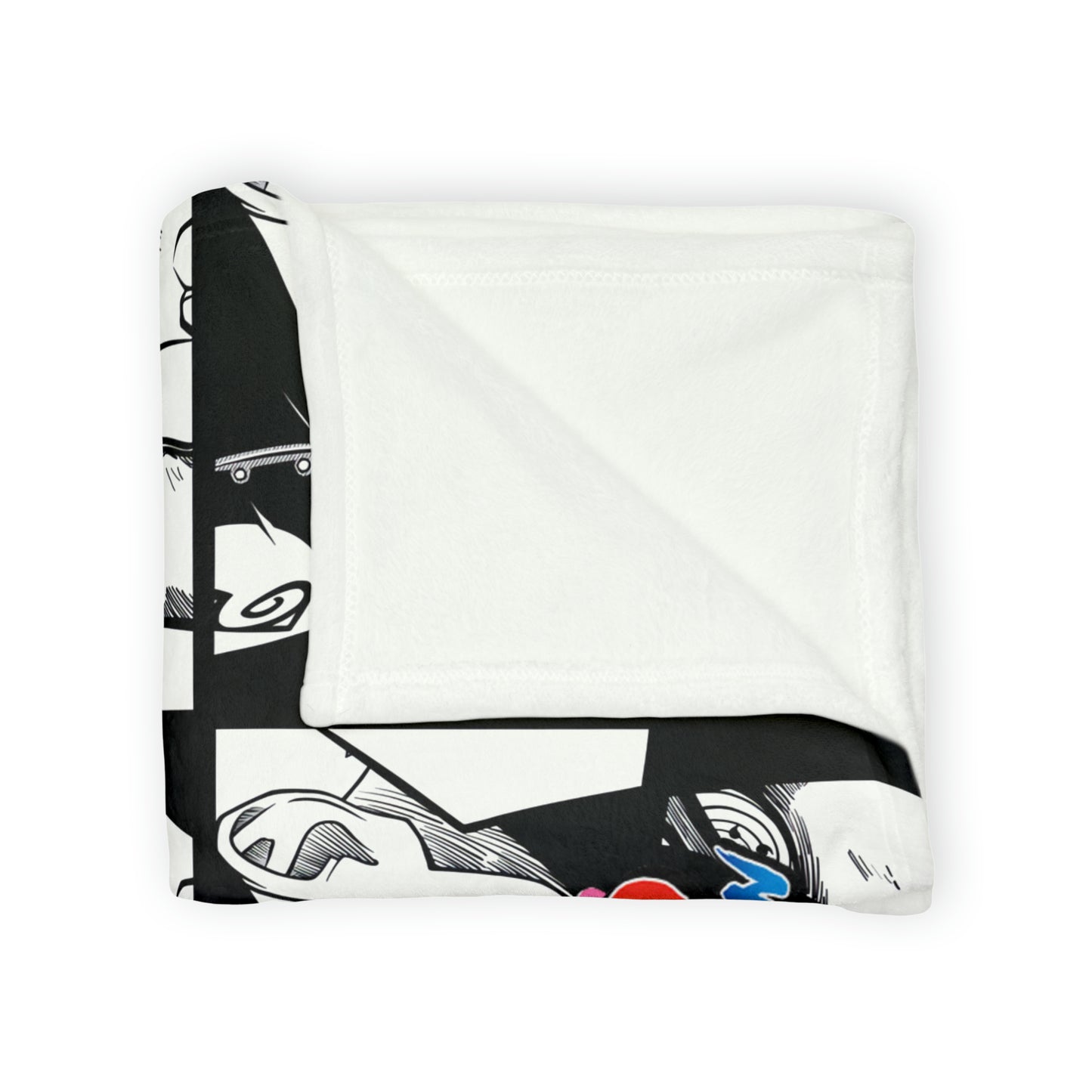 Naruto and Sasuke Polyester Blanket