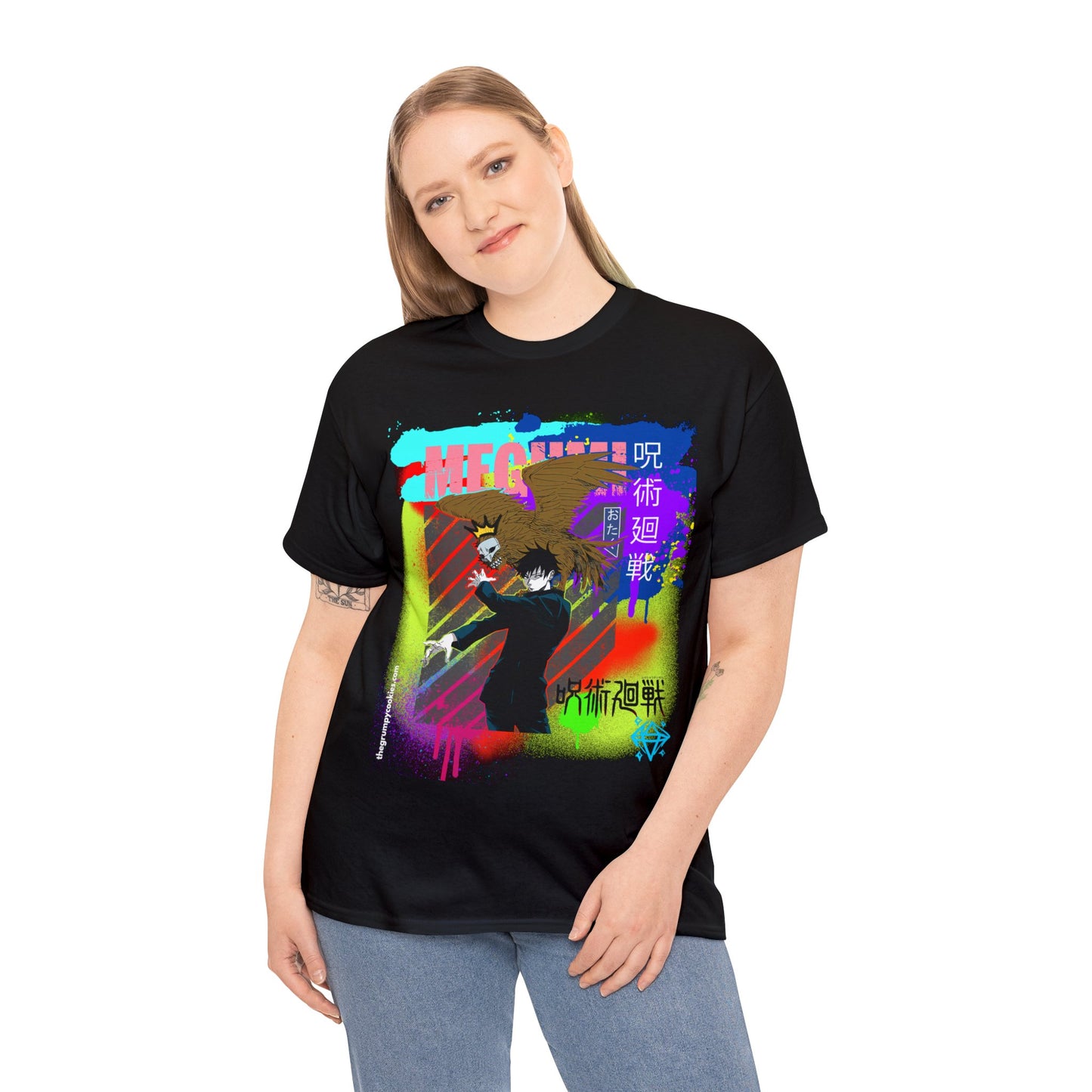 Jujutsu Kaisen - Megumi & Nue Unisex Heavy Cotton Tee