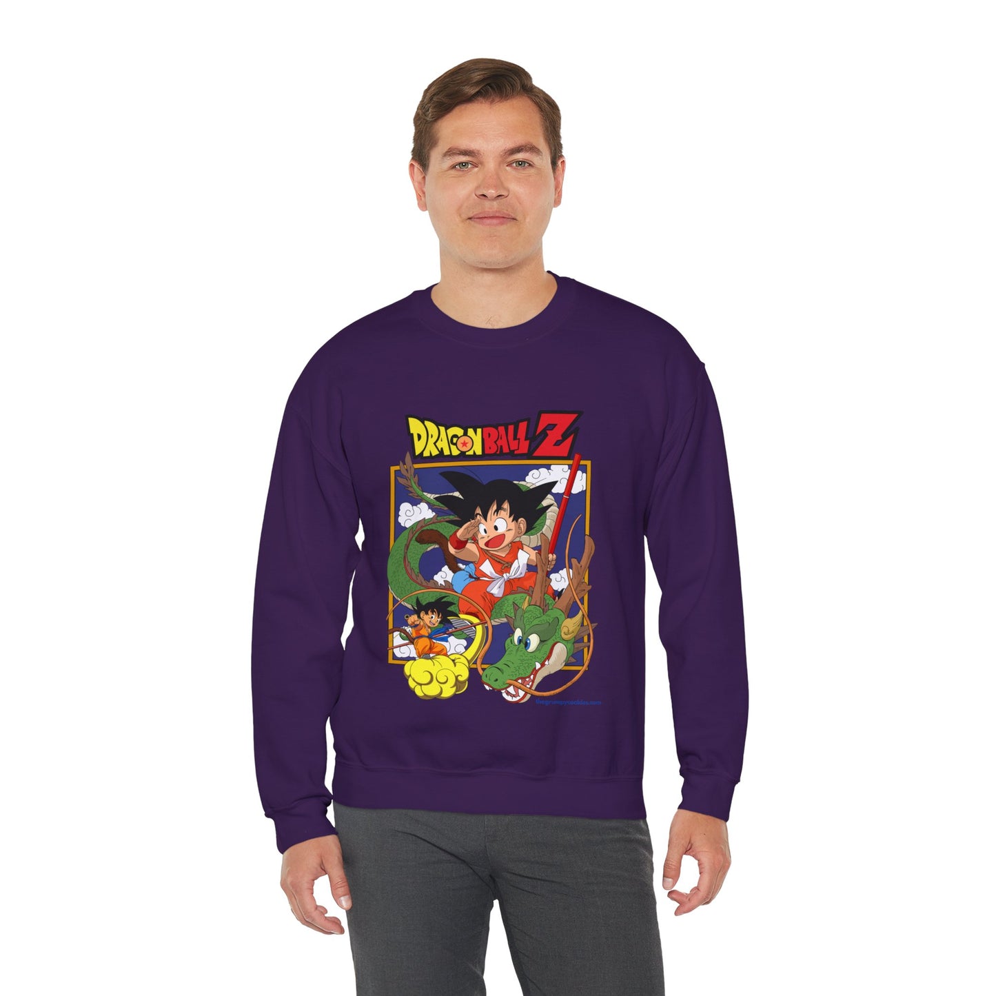 Dragon Ball - Old School DBZ Unisex Heavy Blend™ Crewneck Sweatshirt
