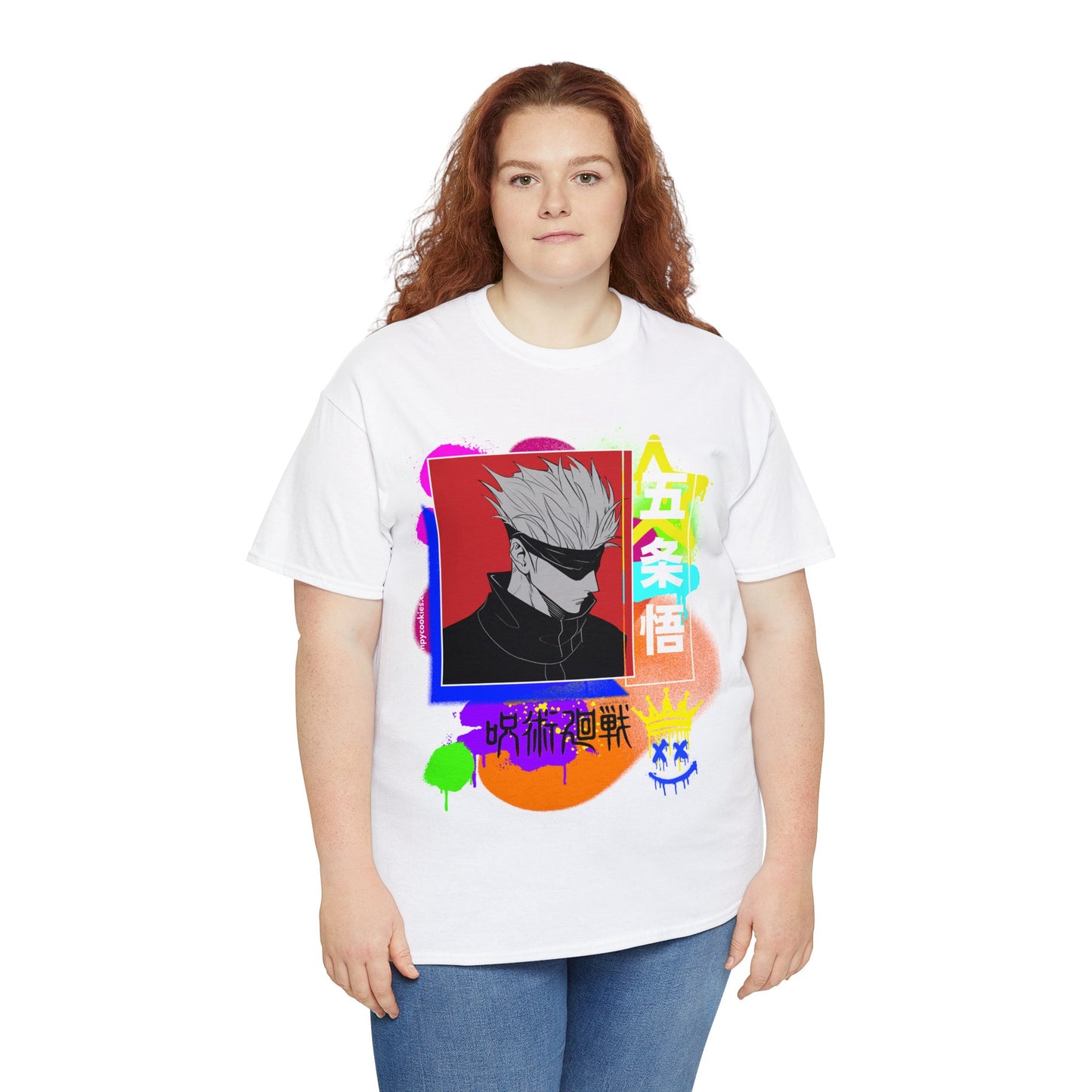 Jujutsu Kaisen - Emo Gojo Unisex Heavy Cotton Tee