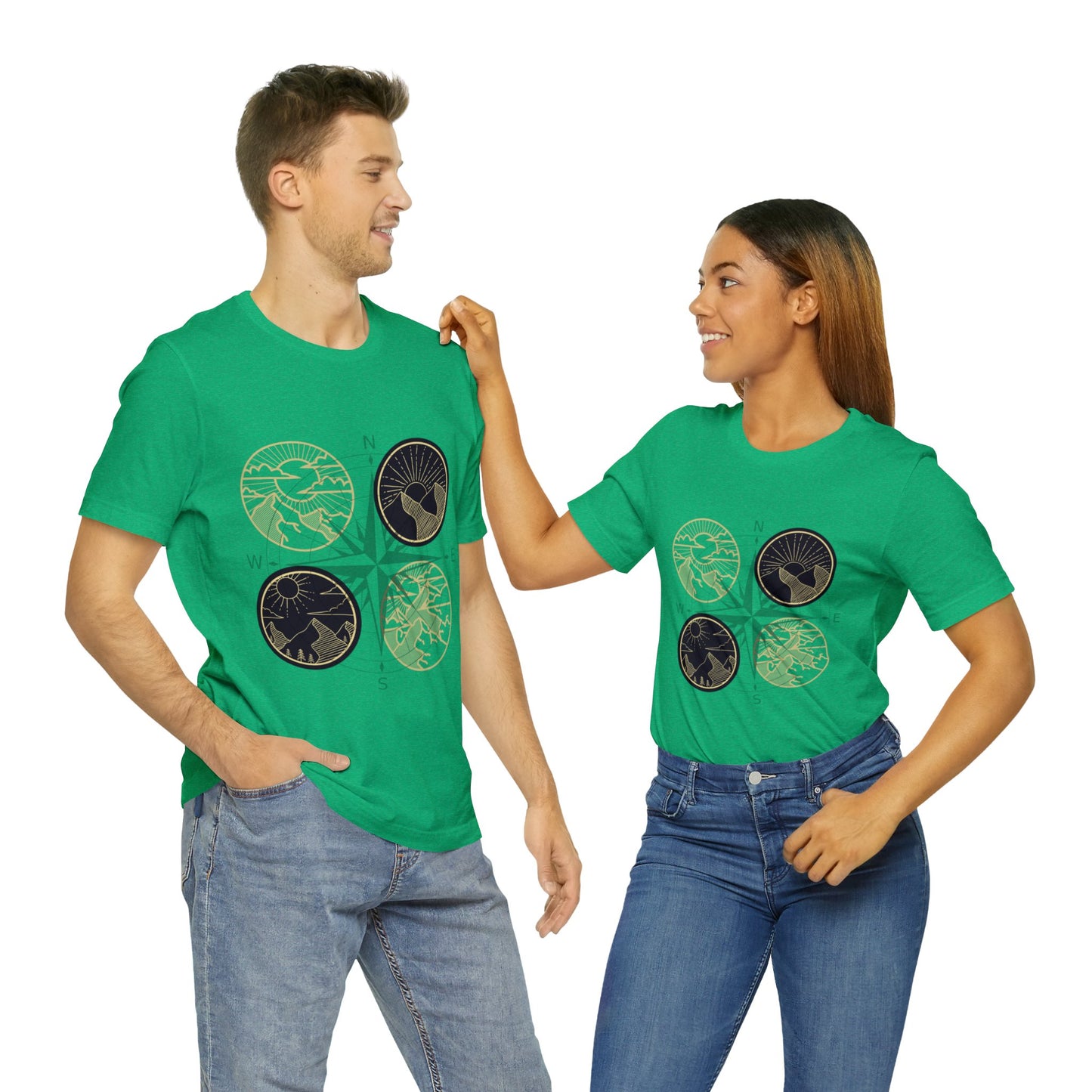 The Grumpy Cookies - Compass Short Sleeve Tee