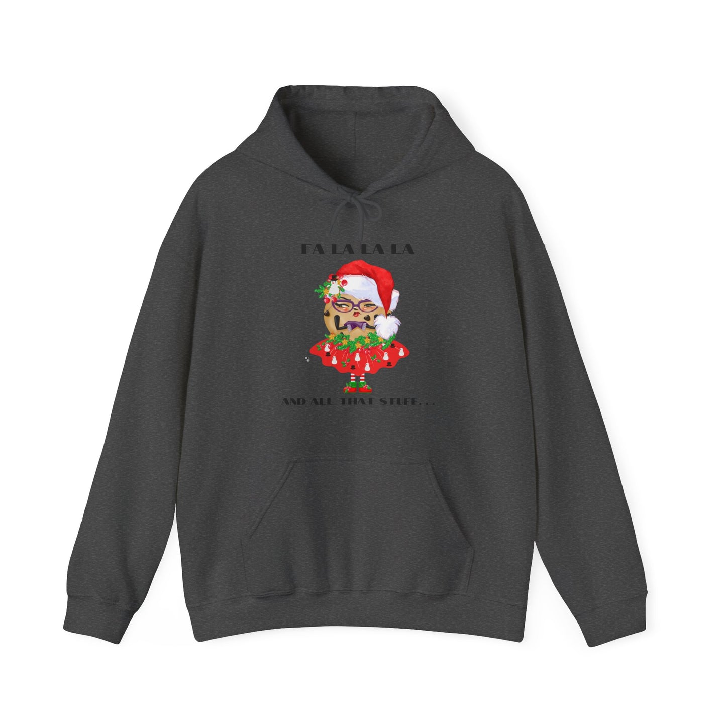 The Grumpy Cookies - Katrina Fa La La La Unisex Heavy Blend™ Hooded Sweatshirt