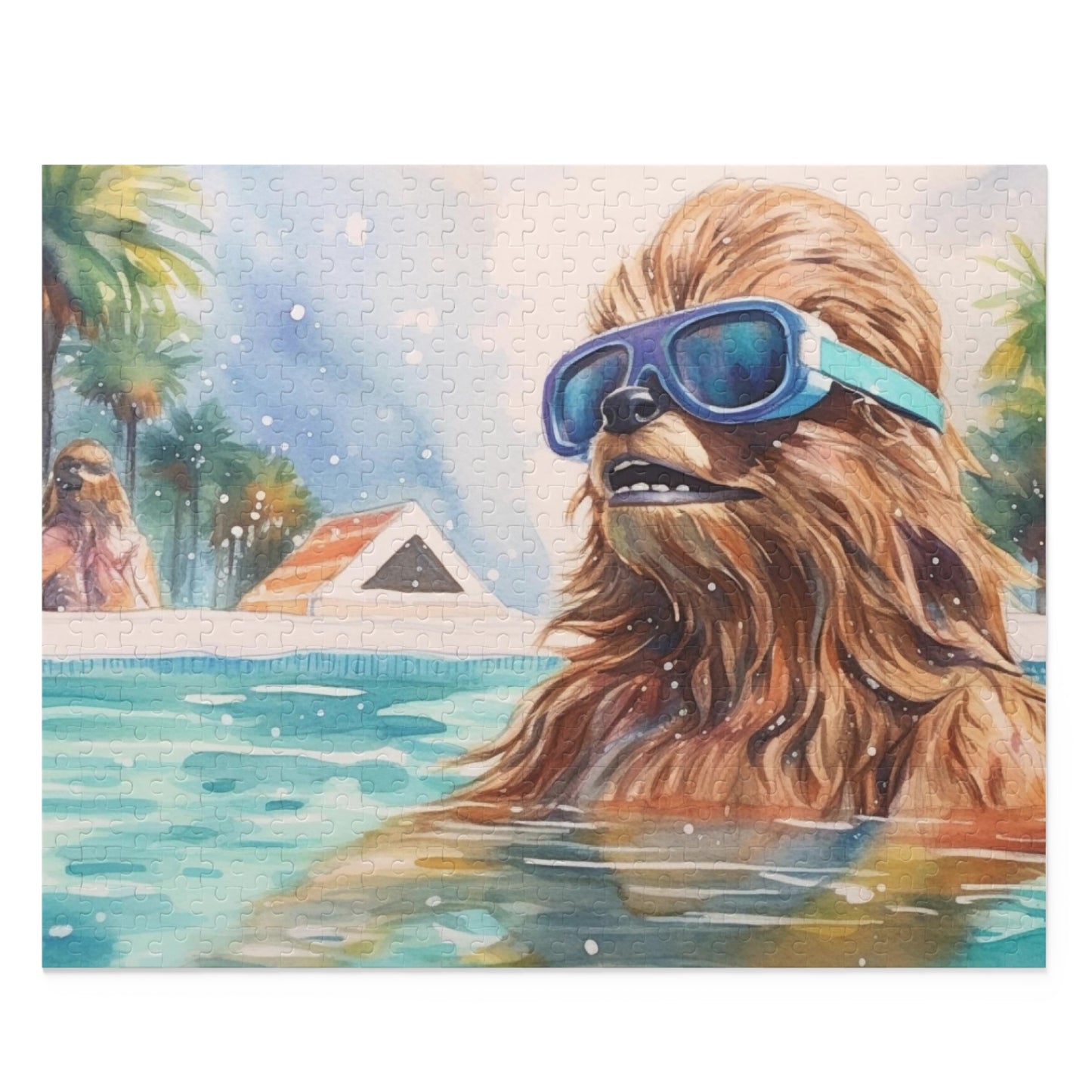 Star Wars - Chewbacca at the Pool Party Puzzle (120, 252, 500-Piece)