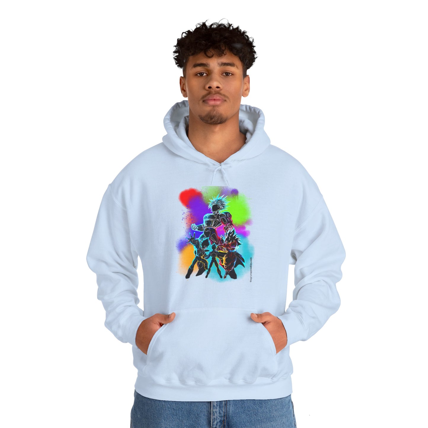 Dragon Ball - Technicolor Unisex Heavy Blend™ Hooded Sweatshirt