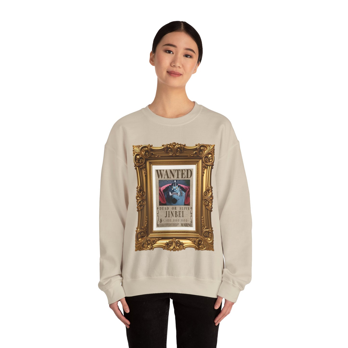 One Piece - Fine Art Jimbei Unisex Heavy Blend™ Crewneck Sweatshirt