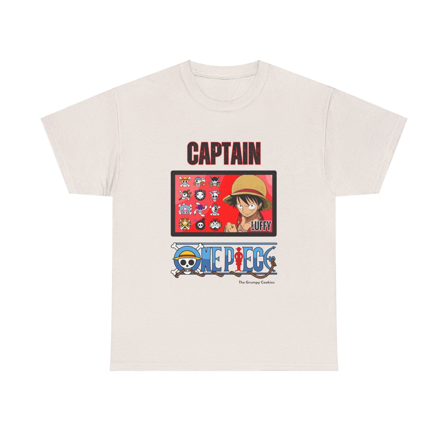 One Piece - Captain Luffy Unisex Heavy Cotton Tee