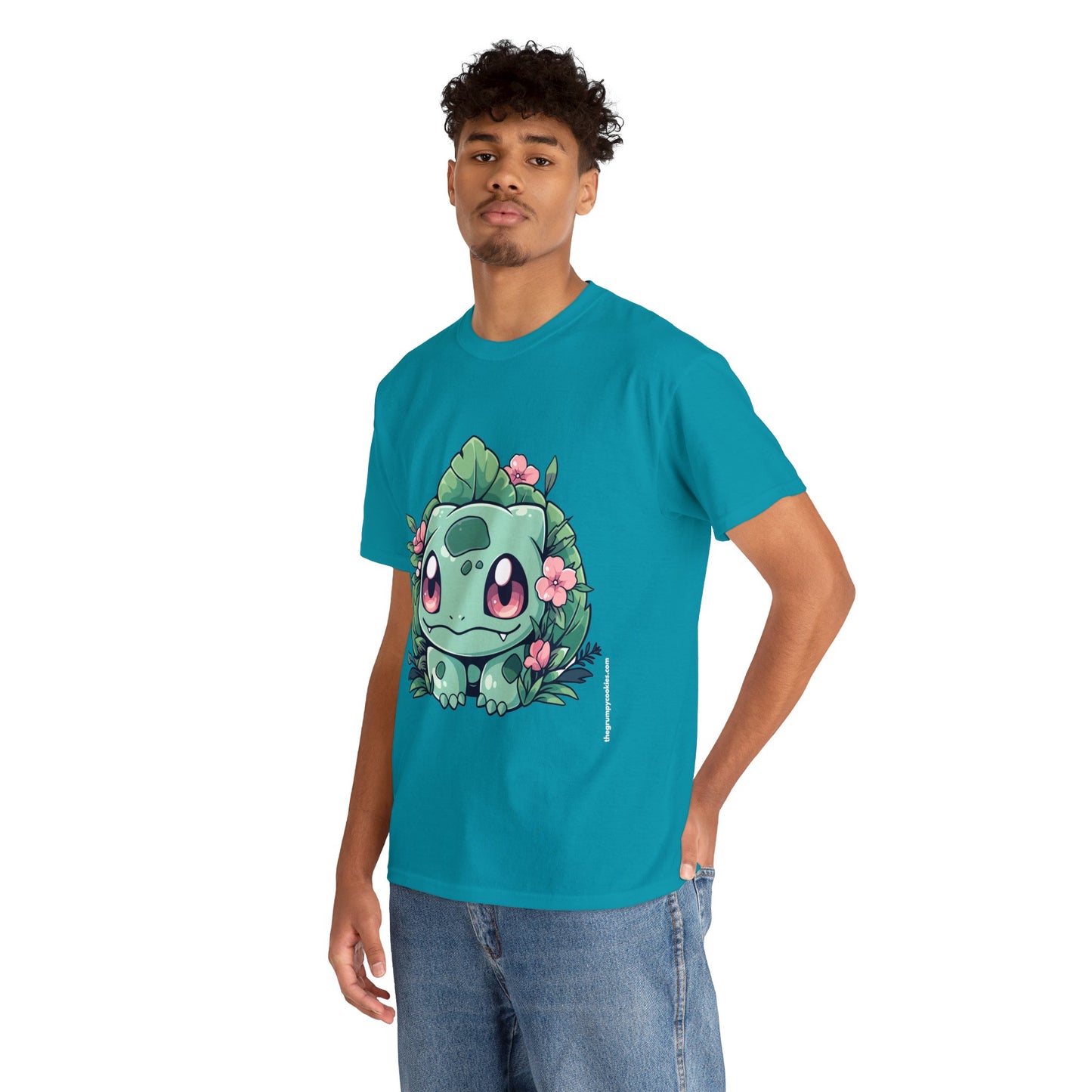 Pokemon - Flowering Bulba Unisex Heavy Cotton Tee