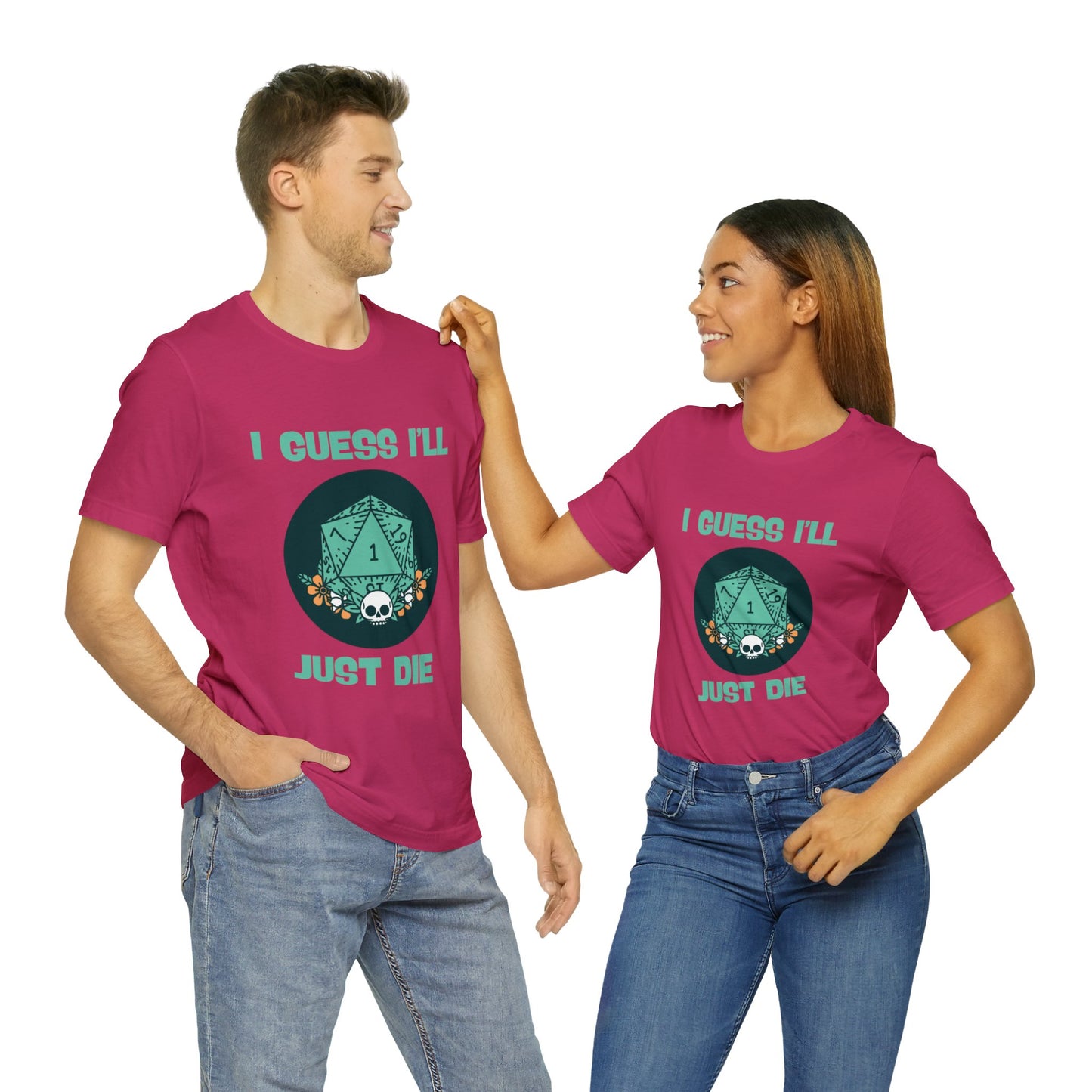 Dungeons & Dragons - Guess I'll Die Short Sleeve Tee