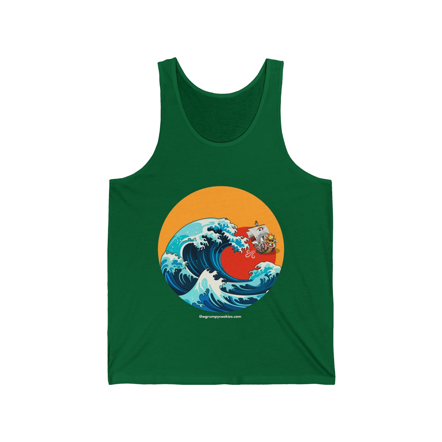 One Piece - Riding the Wave Jersey Tank