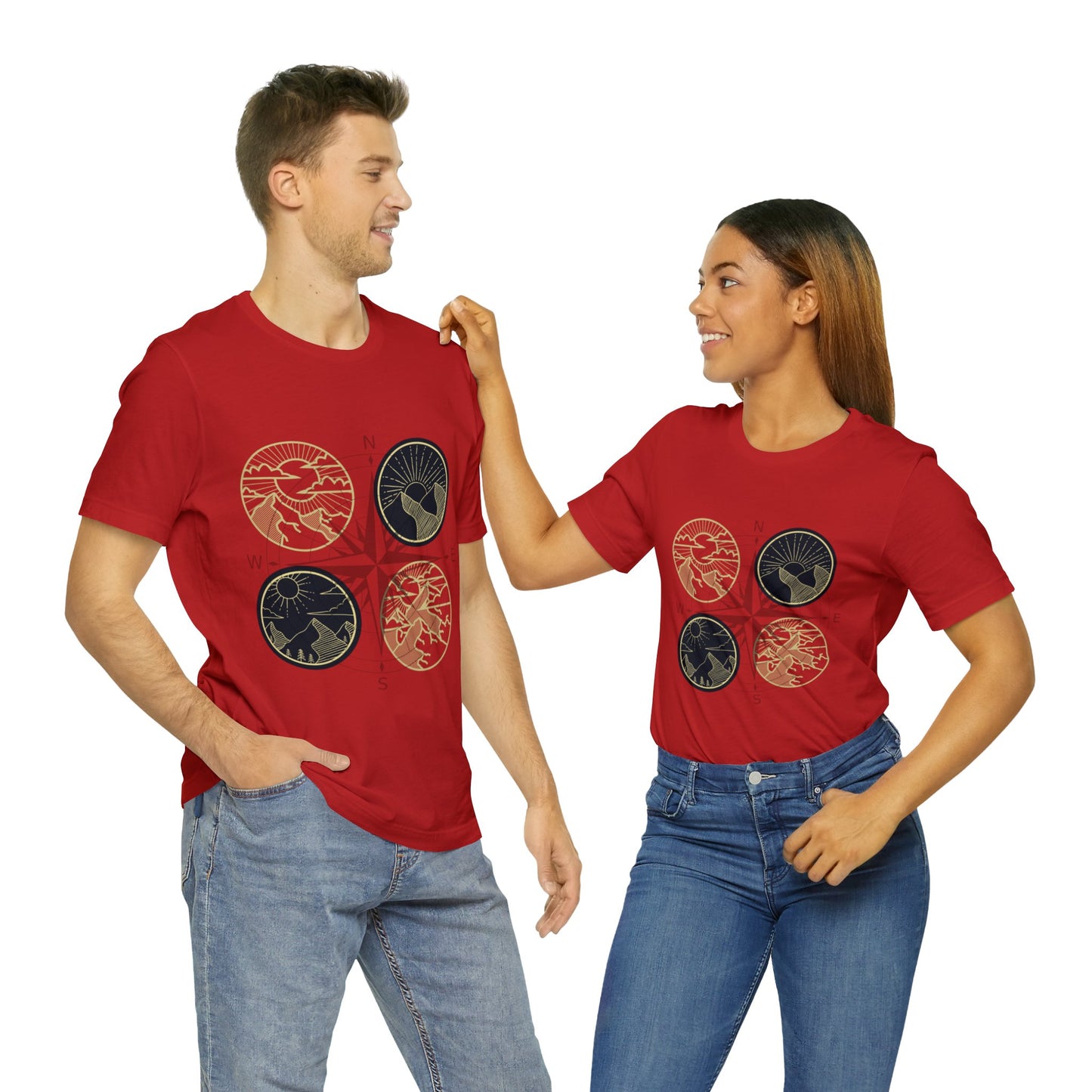 The Grumpy Cookies - Compass Short Sleeve Tee