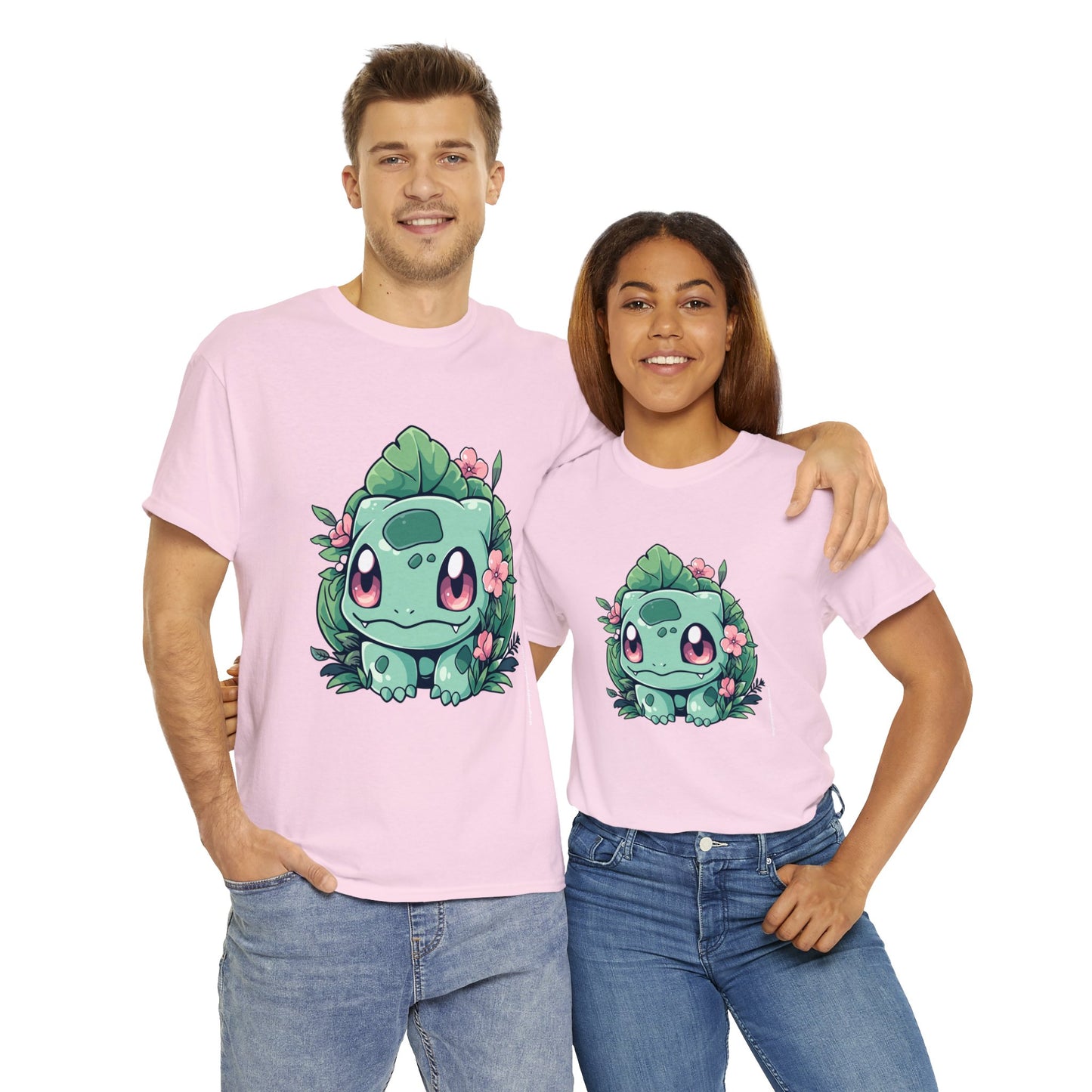 Pokemon - Flowering Bulba Unisex Heavy Cotton Tee