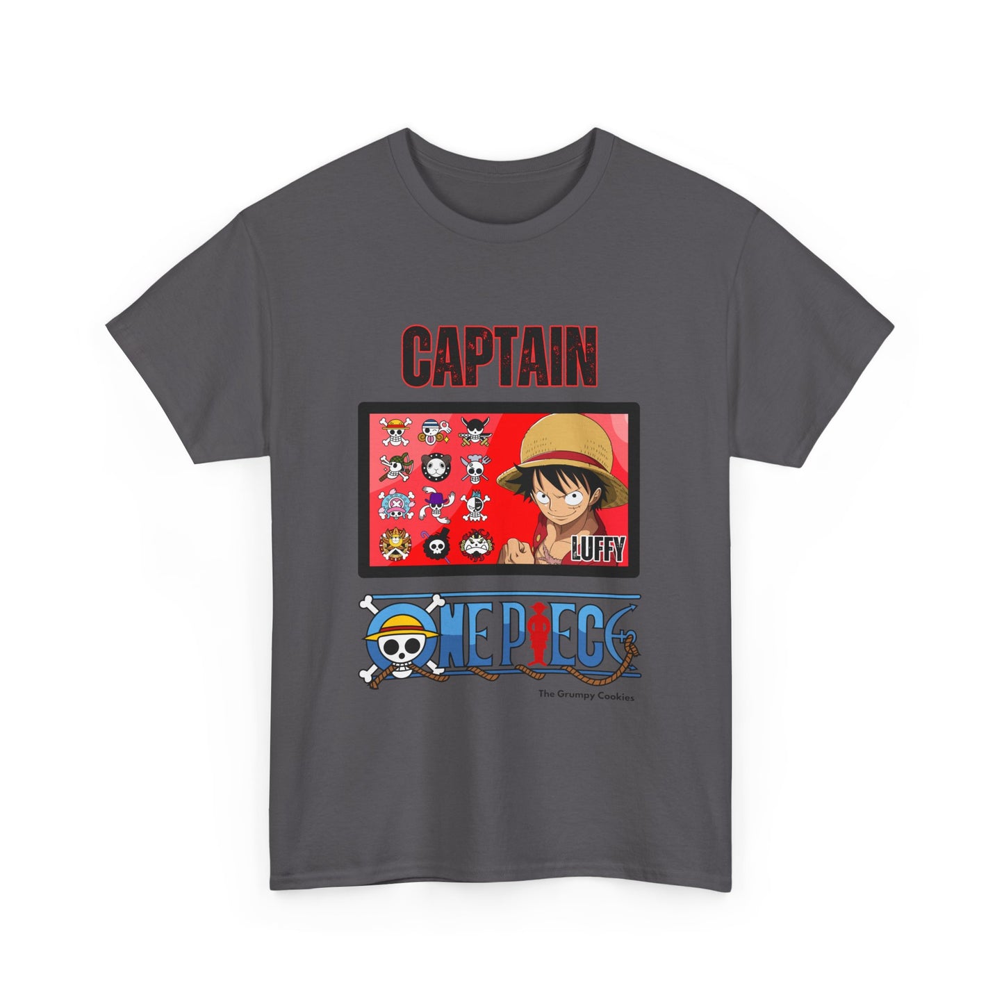One Piece - Captain Luffy Unisex Heavy Cotton Tee