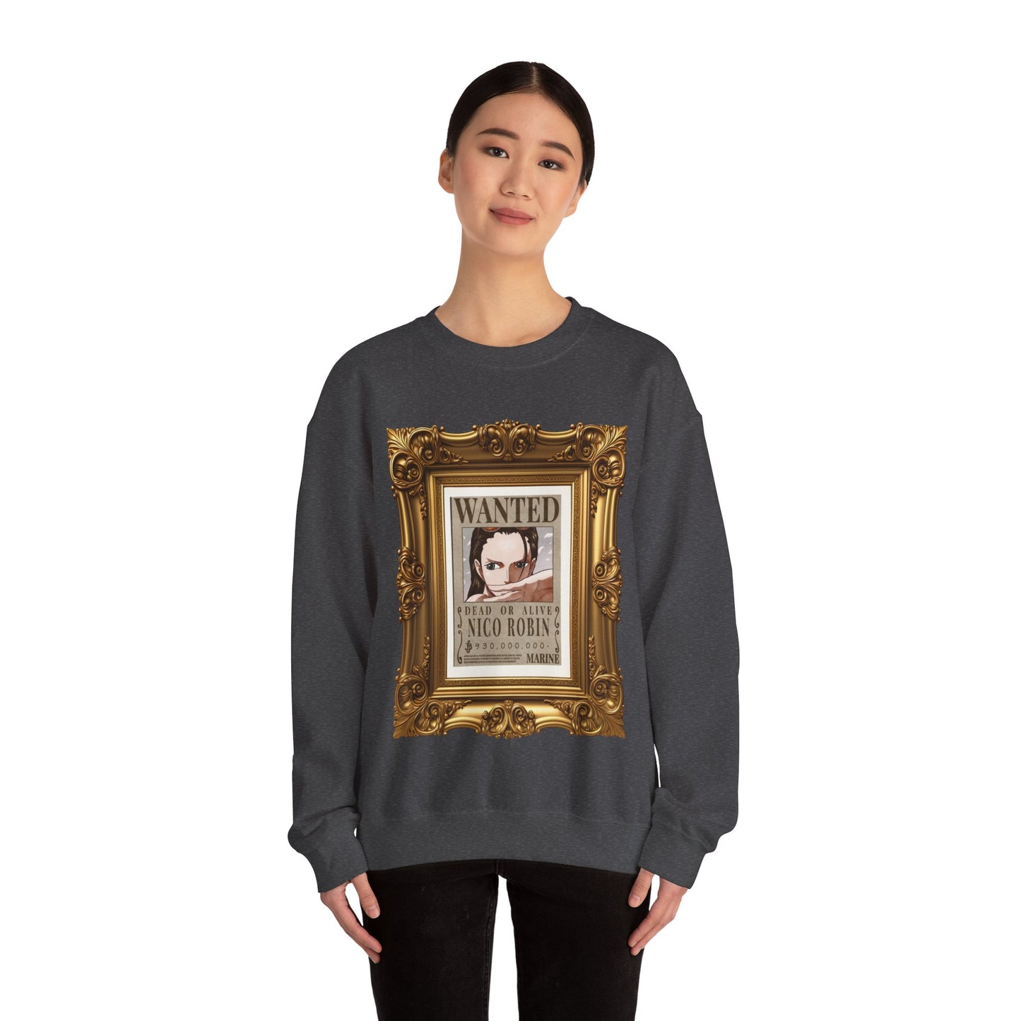 One Piece - Fine Art Robin Unisex Heavy Blend™ Crewneck Sweatshirt
