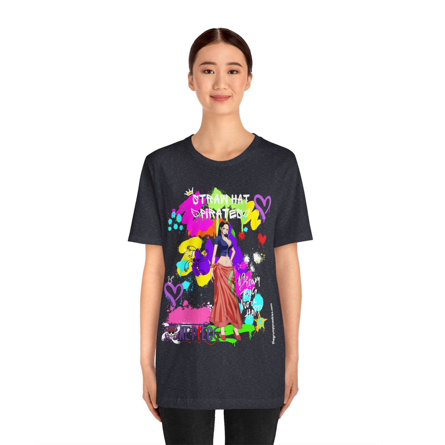 One Piece - Graffiti Robin Unisex Jersey Short Sleeve Tee