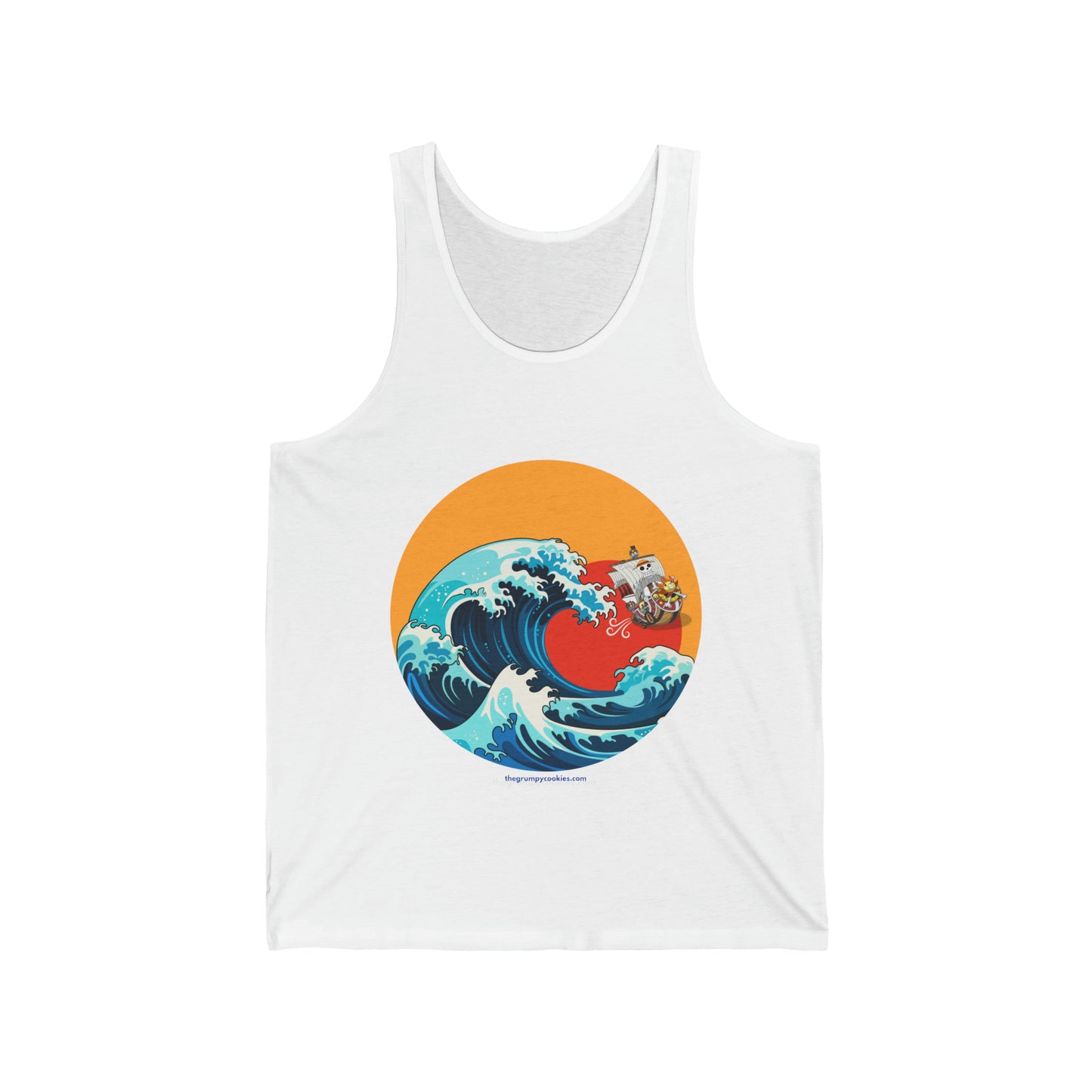 One Piece - Riding the Wave Jersey Tank