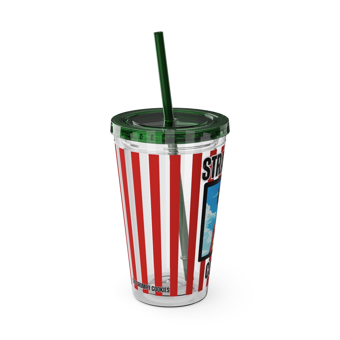Straw Hat Coffee - Captain Luffy Sunsplash Tumbler with Straw, 16oz