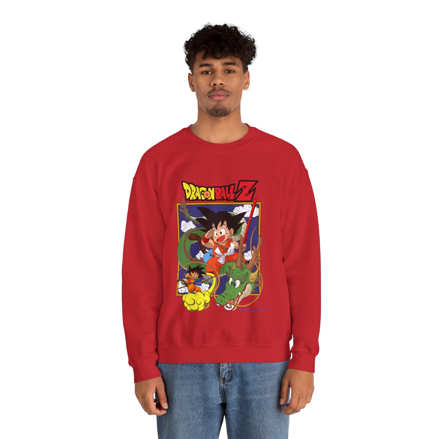 Dragon Ball - Old School DBZ Unisex Heavy Blend™ Crewneck Sweatshirt
