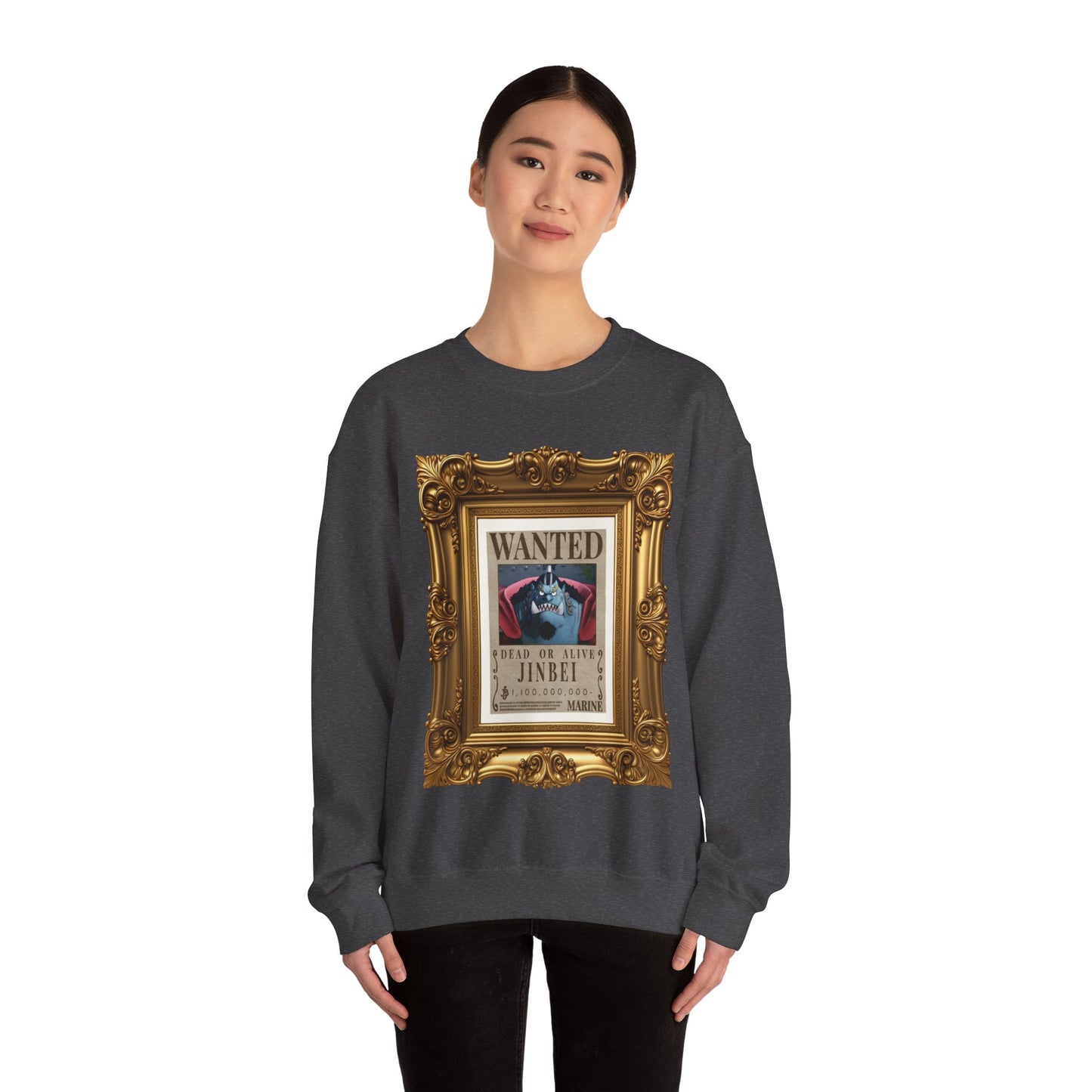 One Piece - Fine Art Jimbei Unisex Heavy Blend™ Crewneck Sweatshirt
