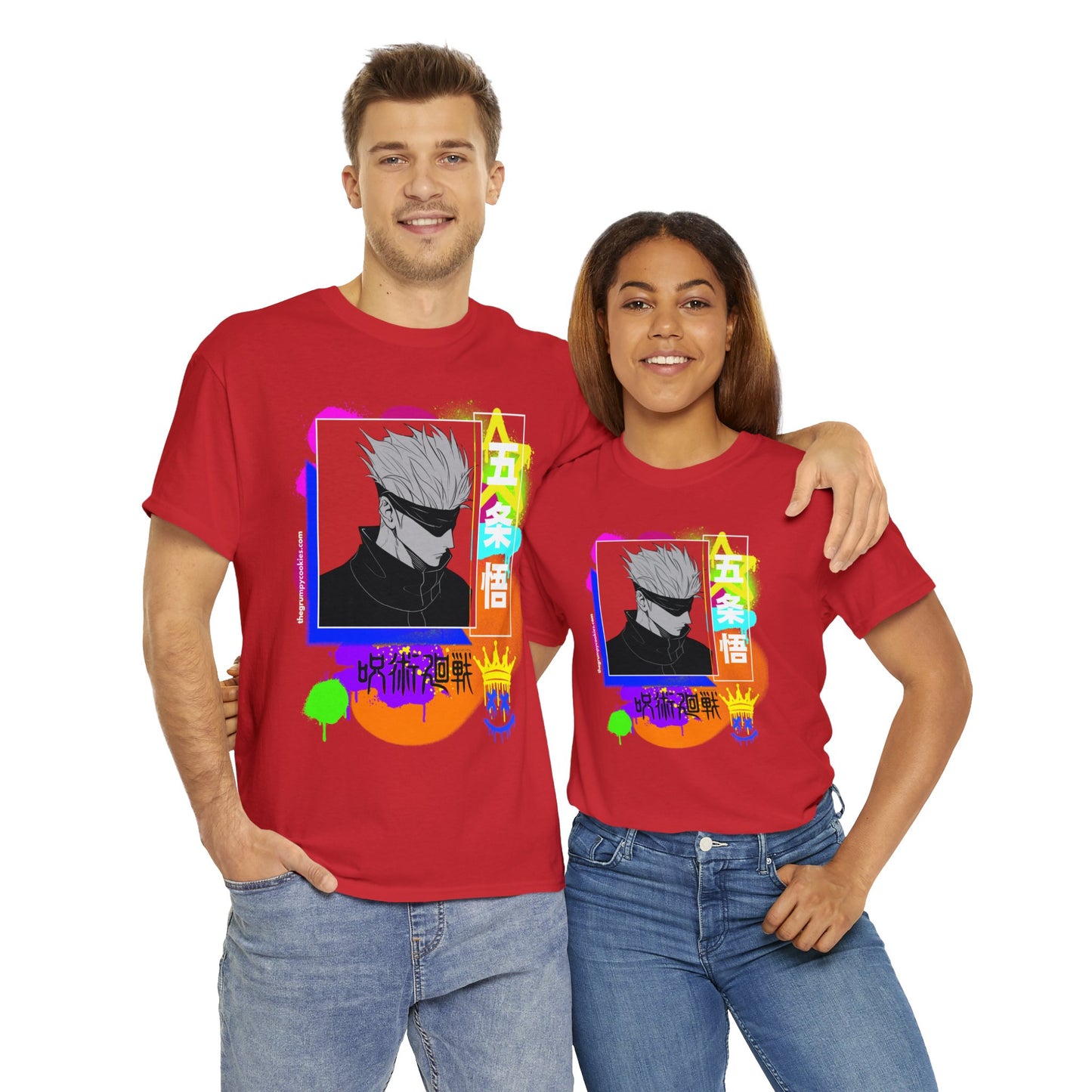 Jujutsu Kaisen - Emo Gojo Unisex Heavy Cotton Tee